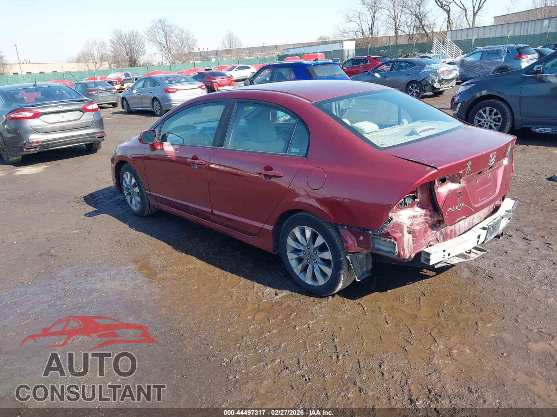 HONDA CIVIC 2009 - 19XFA16899E002425