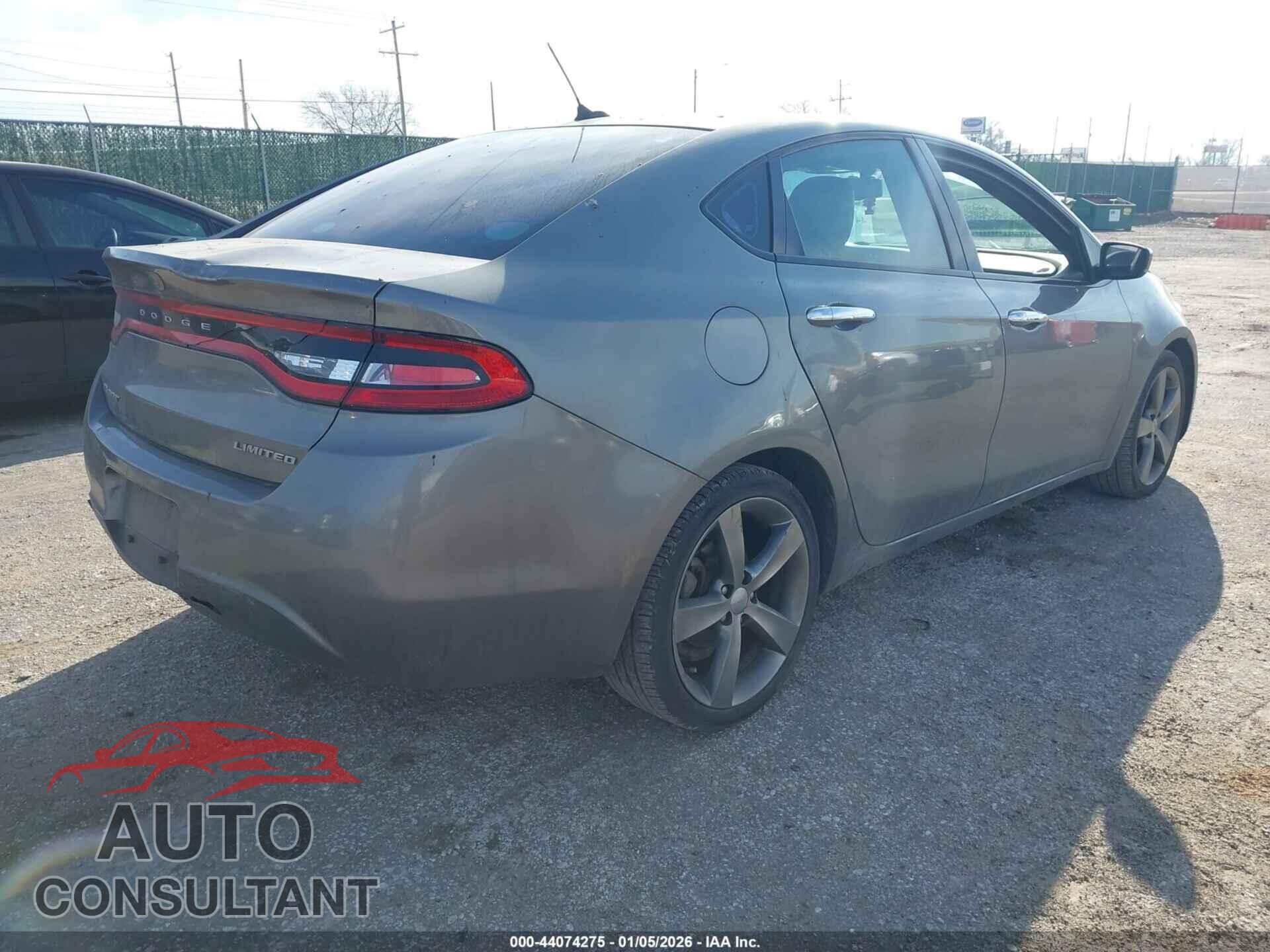 DODGE DART 2013 - 1C3CDFCA9DD346494