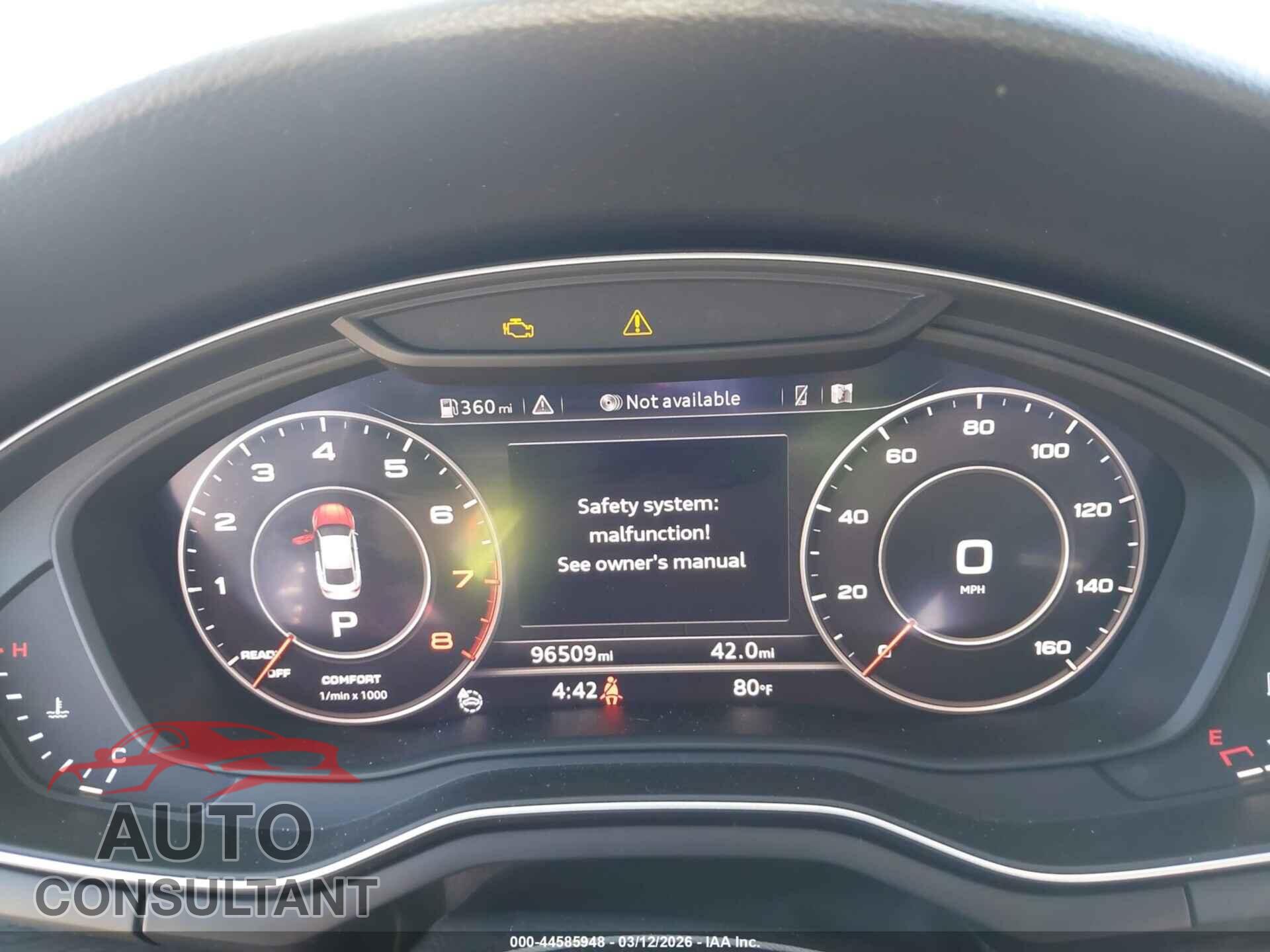 AUDI A5 2018 - WAUENCF52JA007701