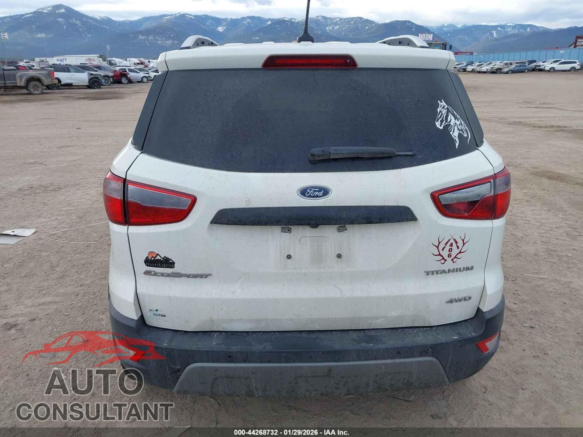 FORD ECOSPORT 2019 - MAJ6S3KL0KC287974