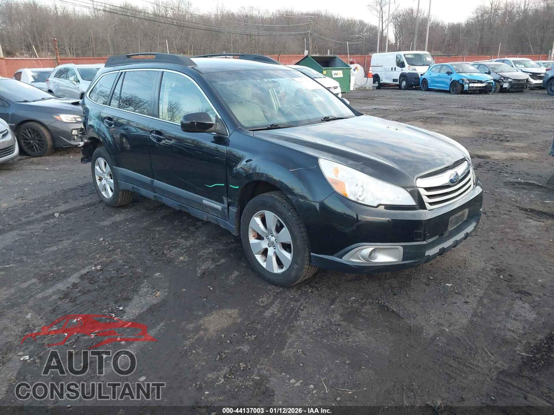 SUBARU OUTBACK 2012 - 4S4BRBBC5C3210156