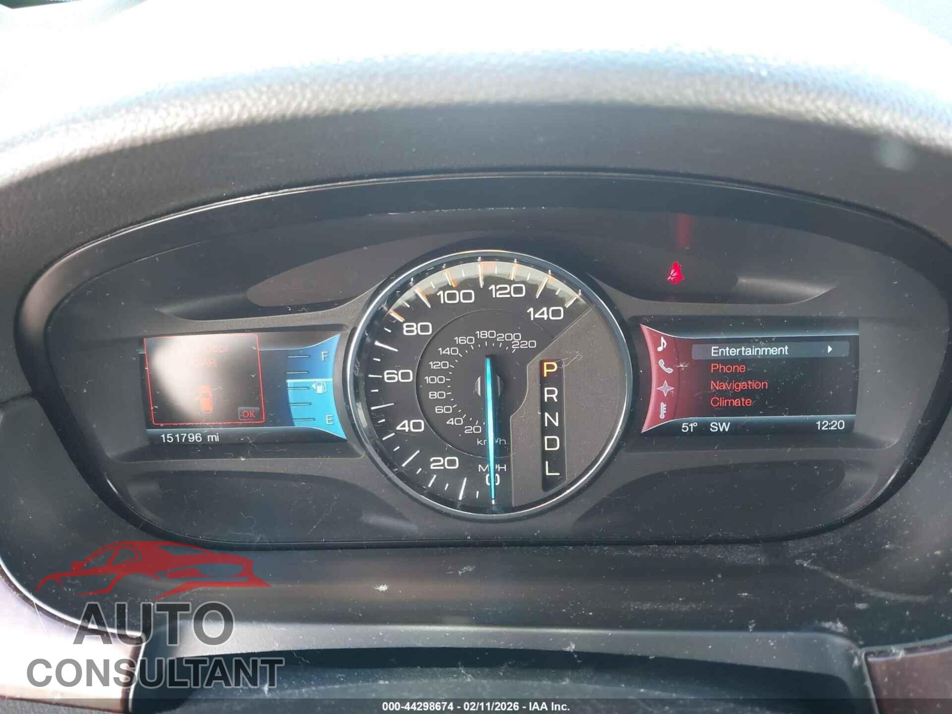 FORD EDGE 2012 - 2FMDK3K92CBA60594