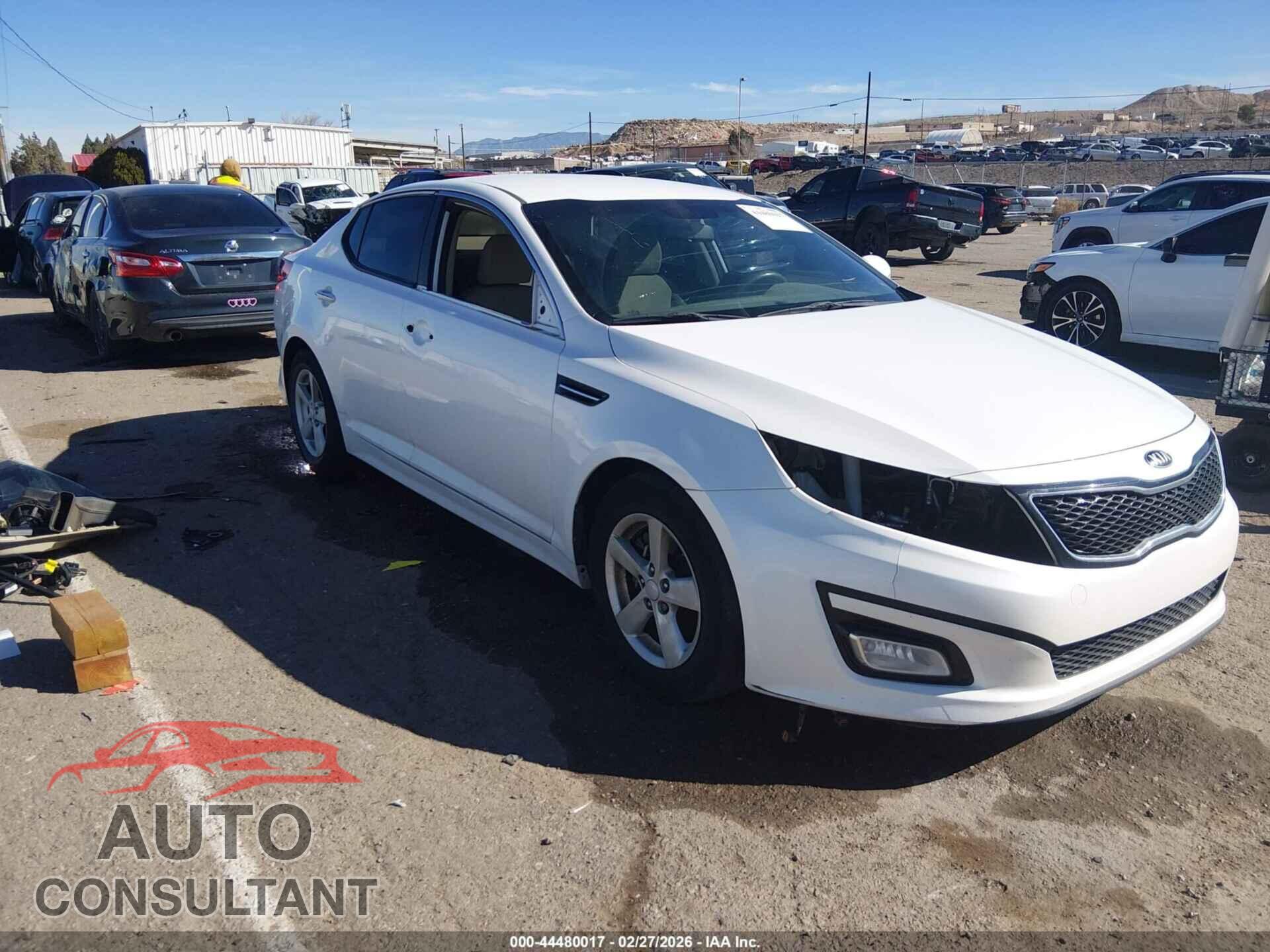 KIA OPTIMA 2015 - KNAGM4A77F5588834