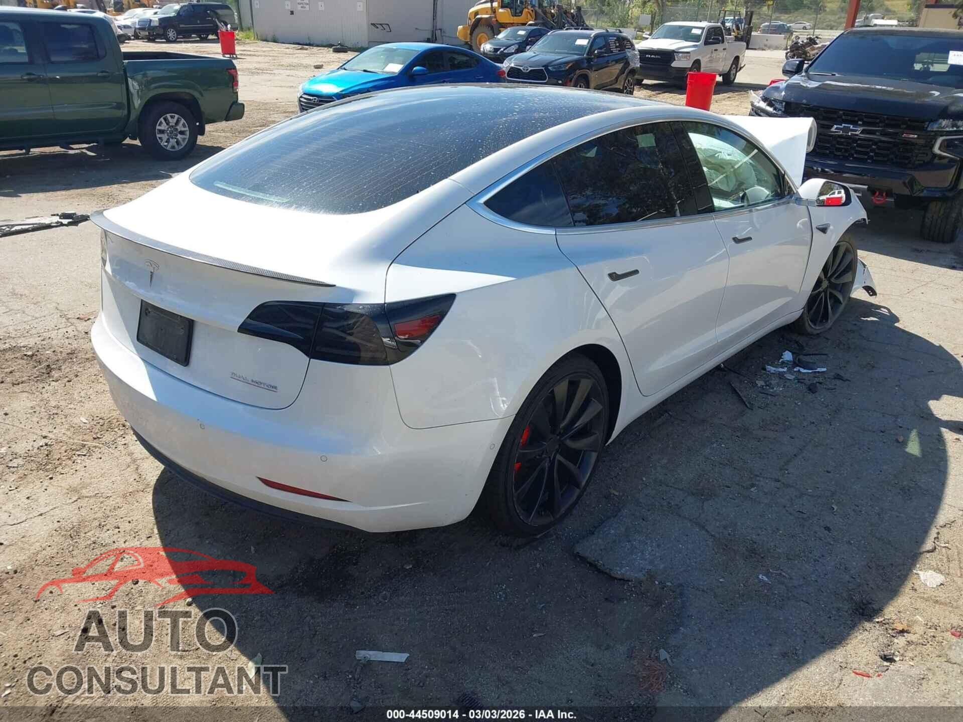 TESLA MODEL 3 2019 - 5YJ3E1EB9KF514674