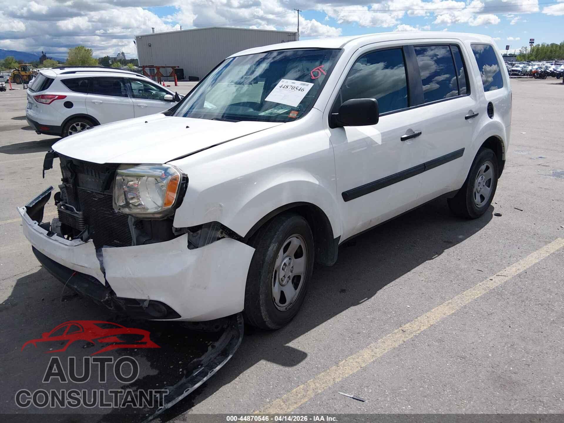 HONDA PILOT 2015 - 5FNYF4H22FB062203
