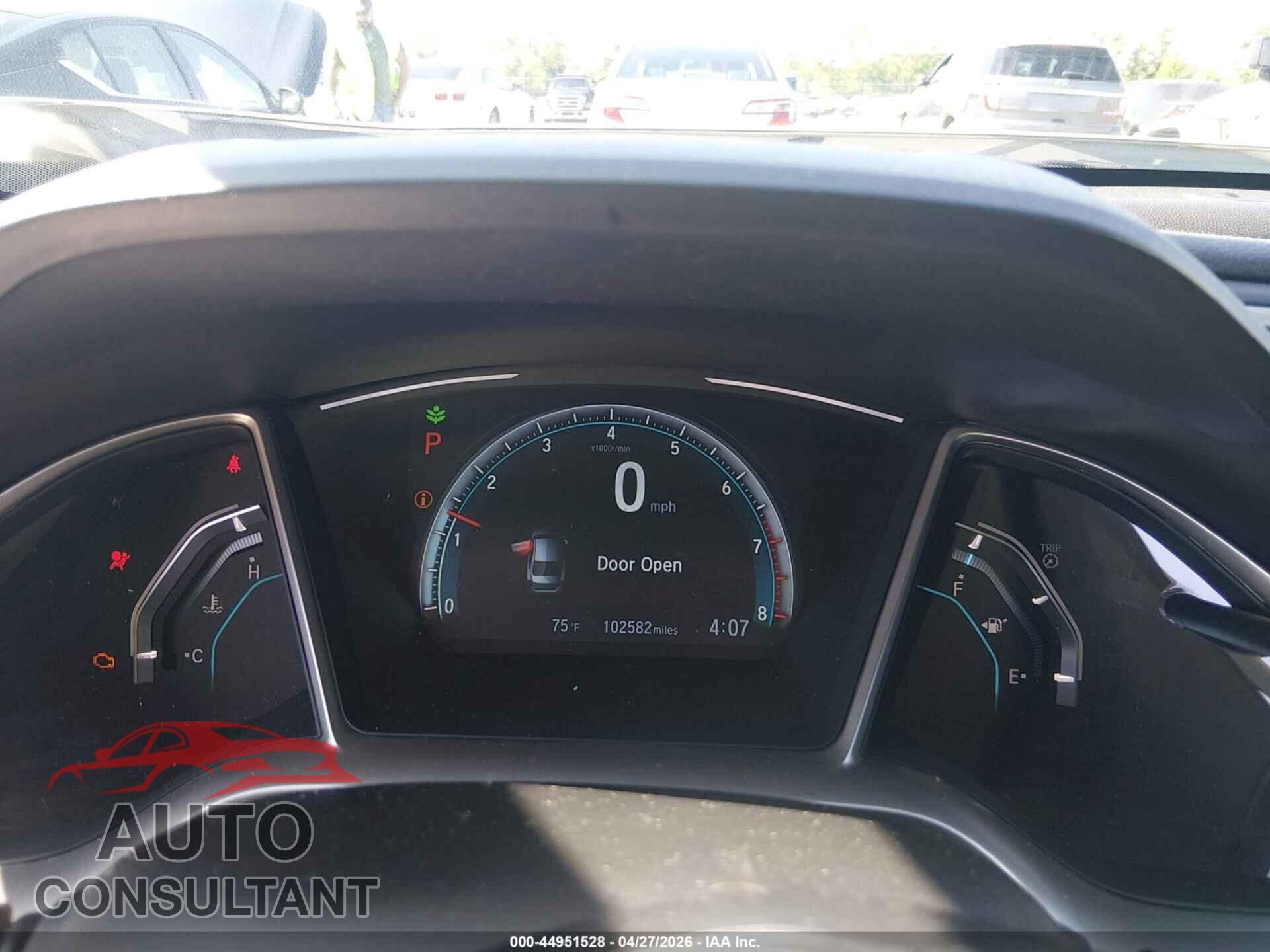 HONDA CIVIC 2017 - 19XFC2F77HE006334