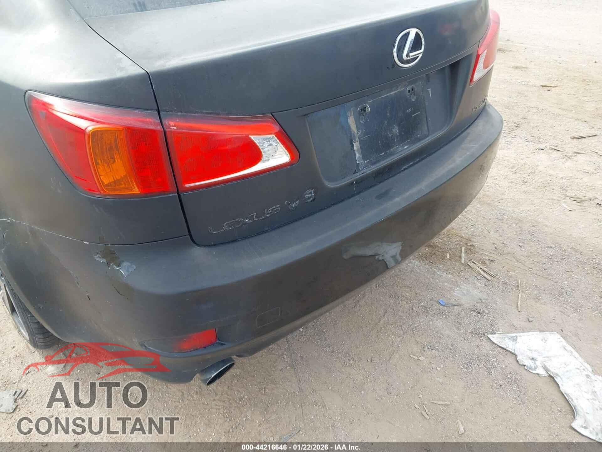 LEXUS IS 250 2010 - JTHBF5C21A5117977