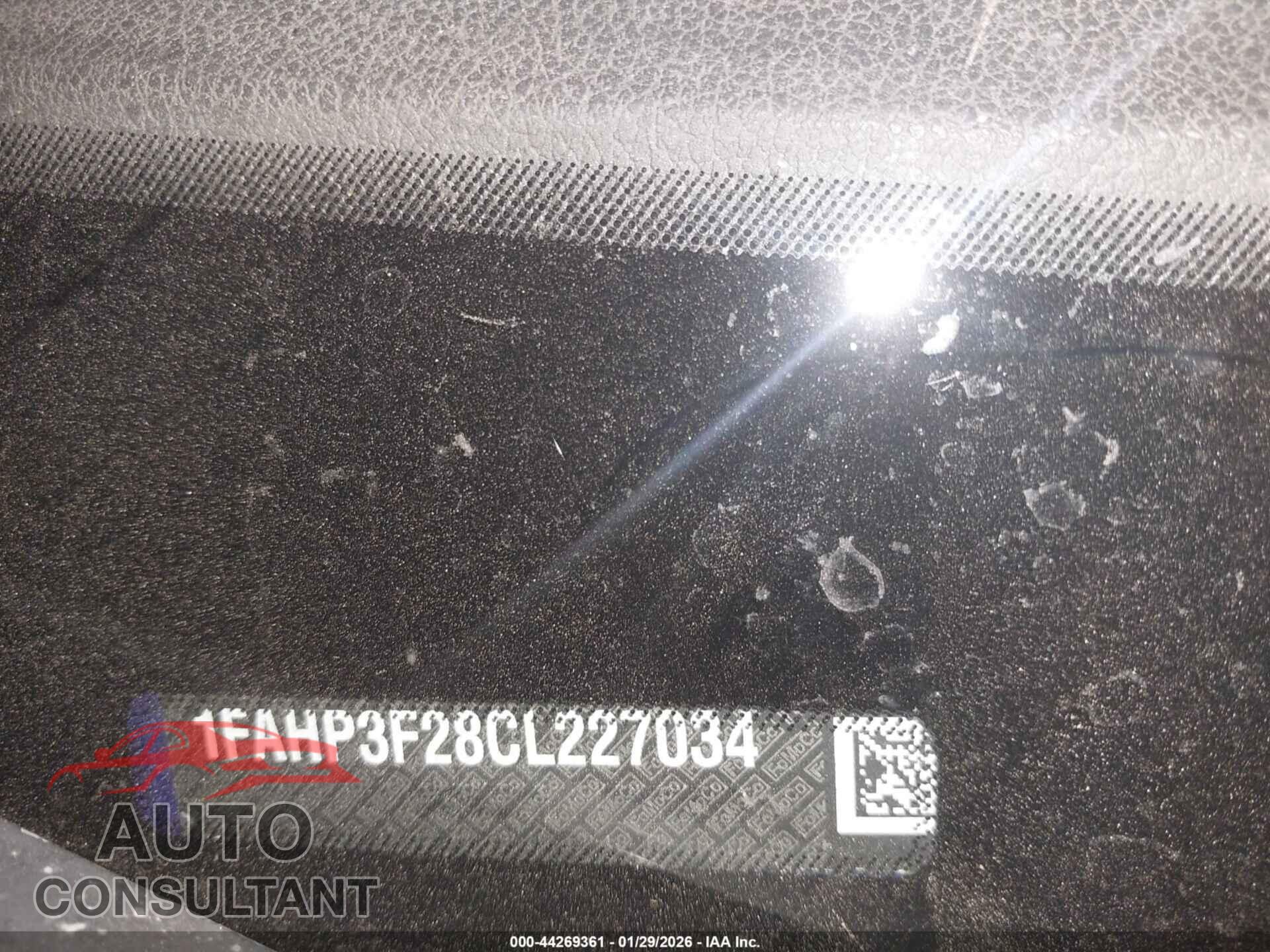 FORD FOCUS 2012 - 1FAHP3F28CL227034