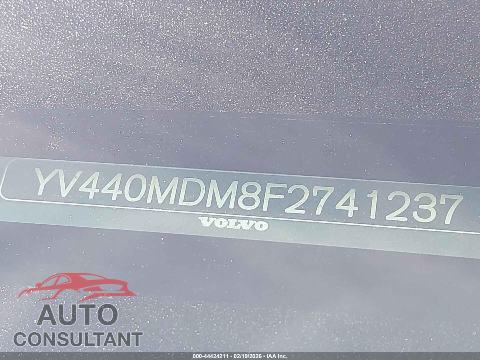 VOLVO XC60 2015 - YV440MDM8F2741237