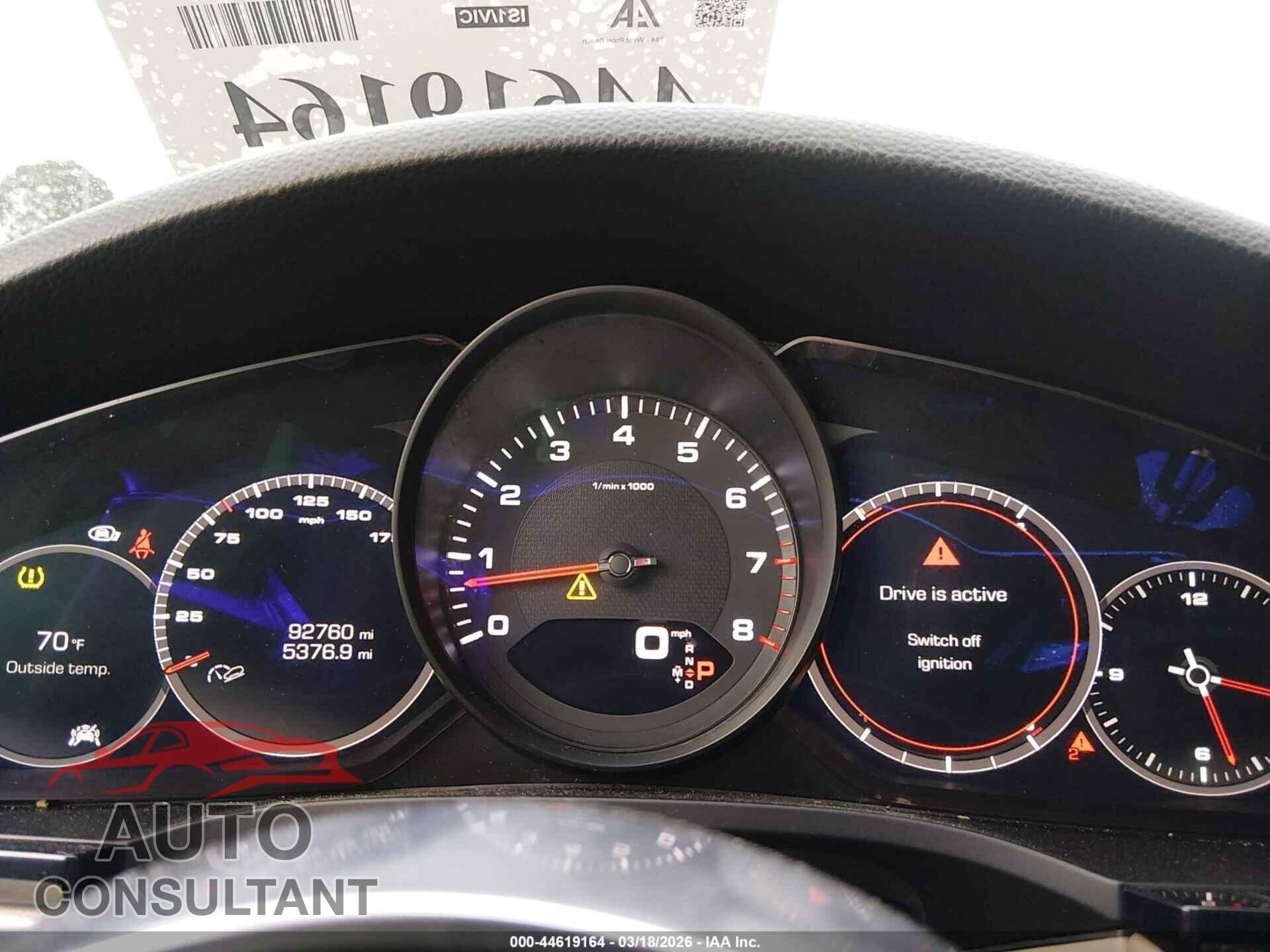 PORSCHE CAYENNE 2019 - WP1AA2AY0KDA11642