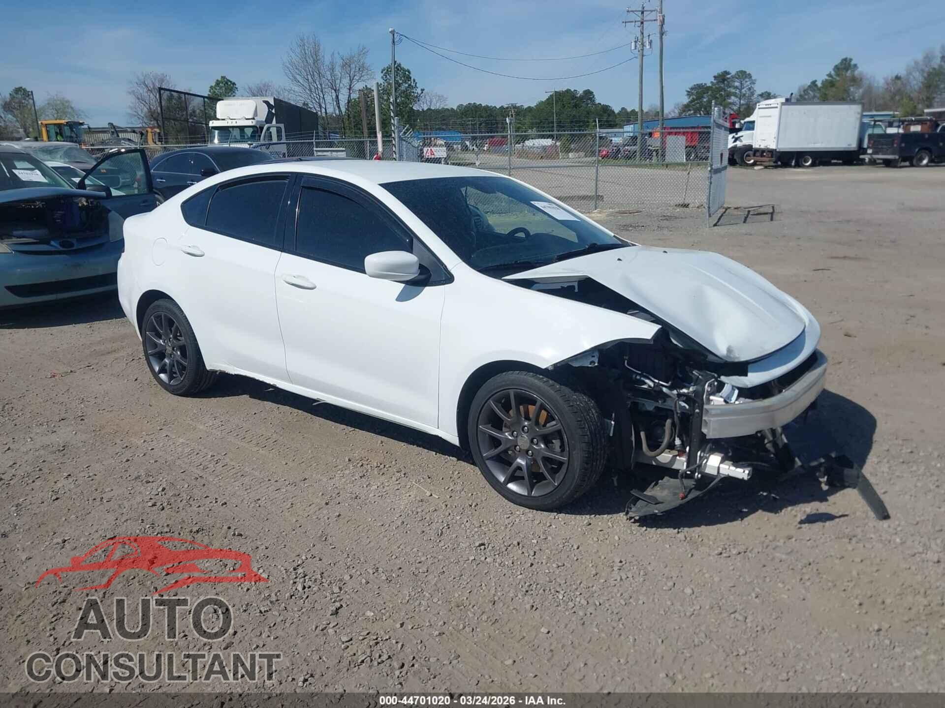 DODGE DART 2016 - 1C3CDFFA5GD801907