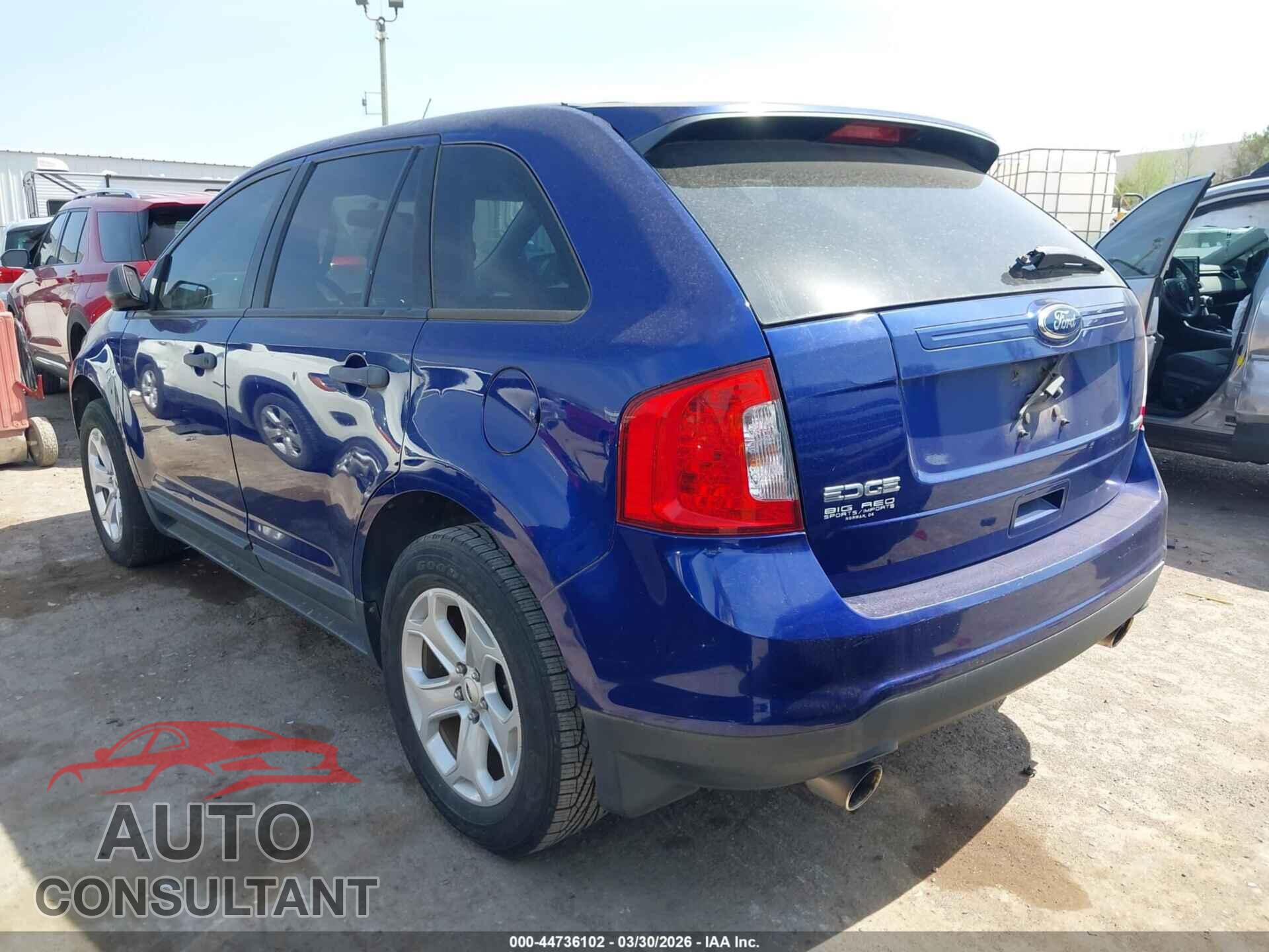 FORD EDGE 2013 - 2FMDK3G9XDBC30937
