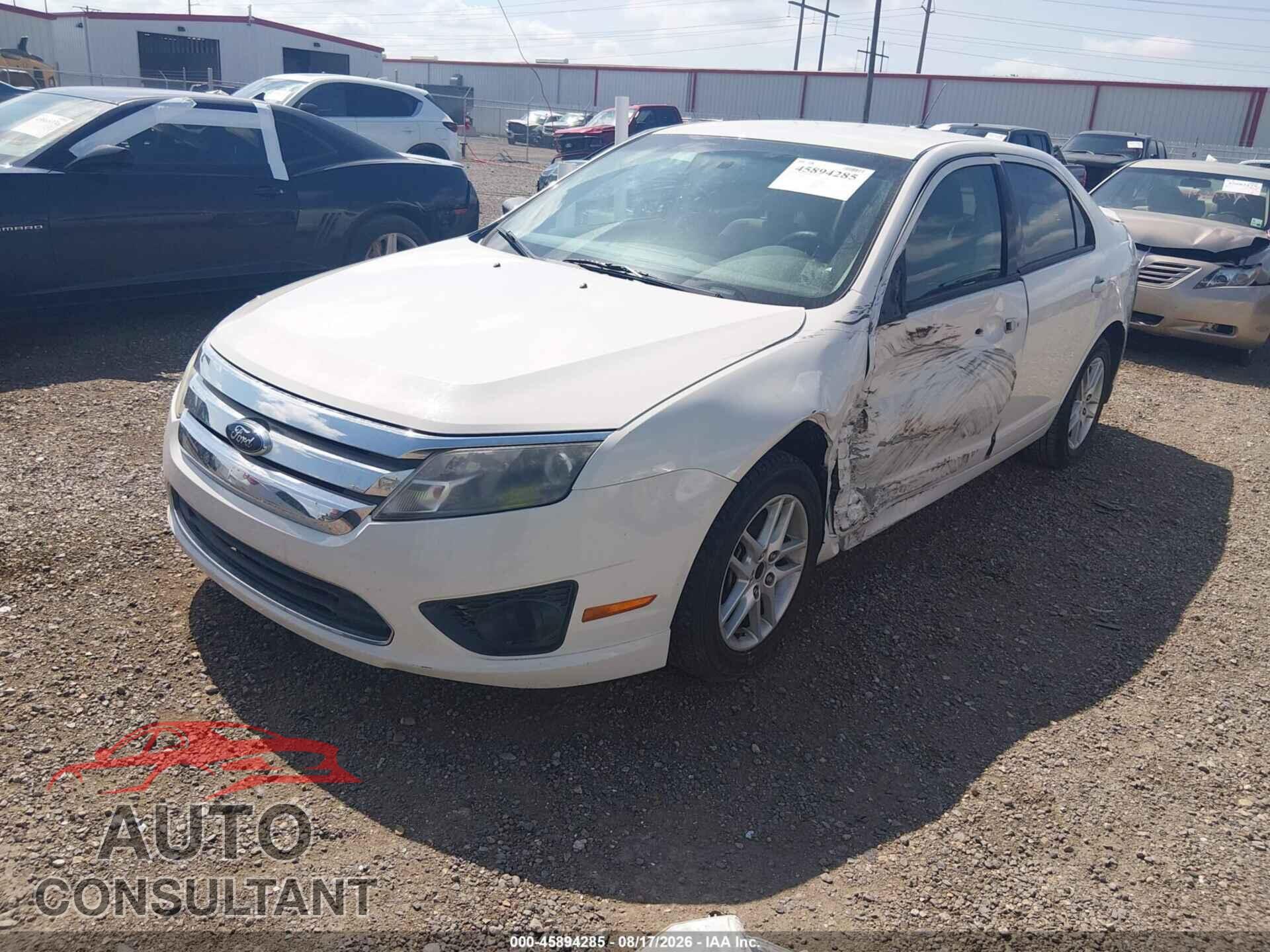 FORD FUSION 2010 - 3FAHP0GA3AR103806