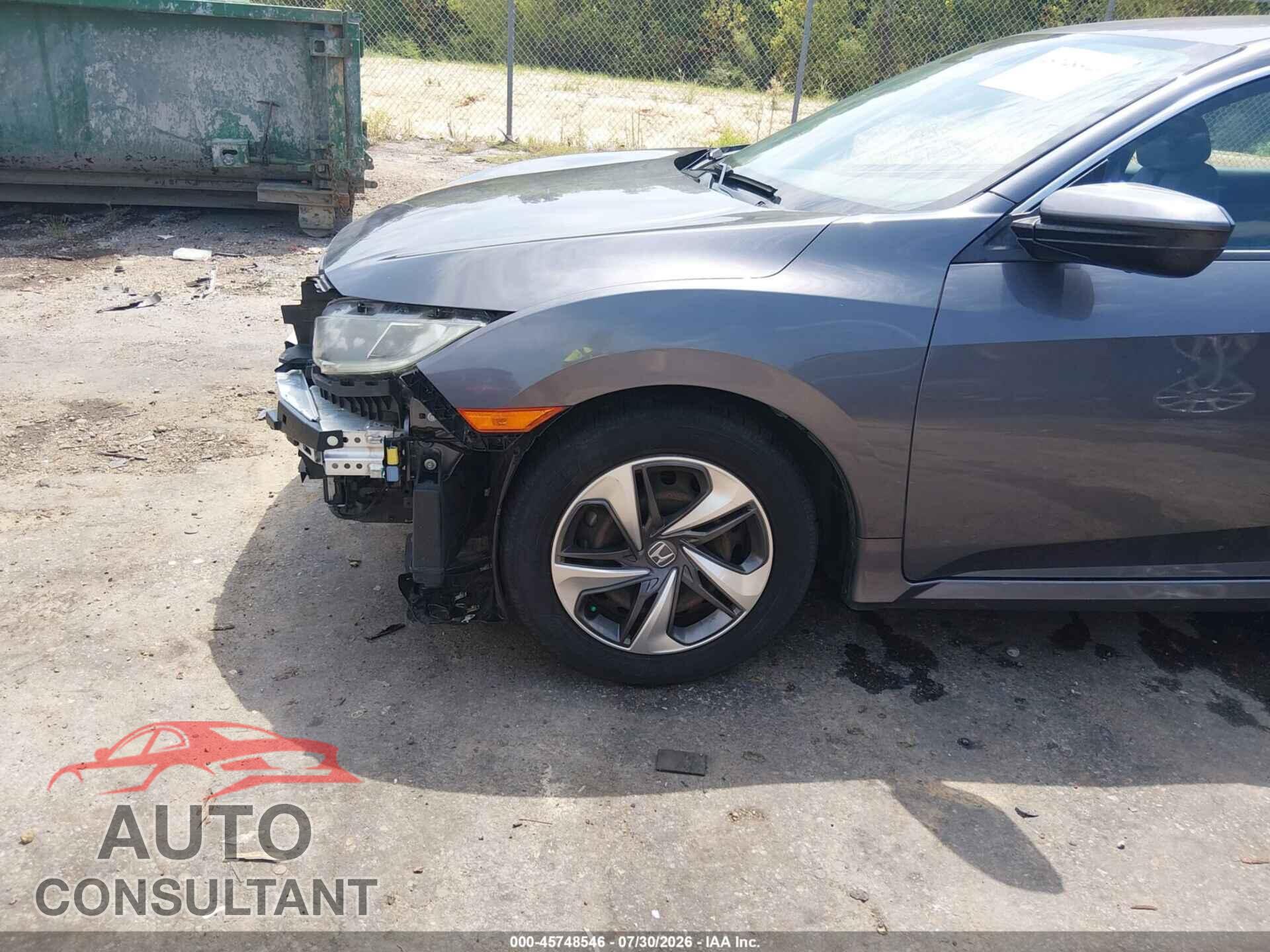 HONDA CIVIC 2019 - 2HGFC2F63KH516376