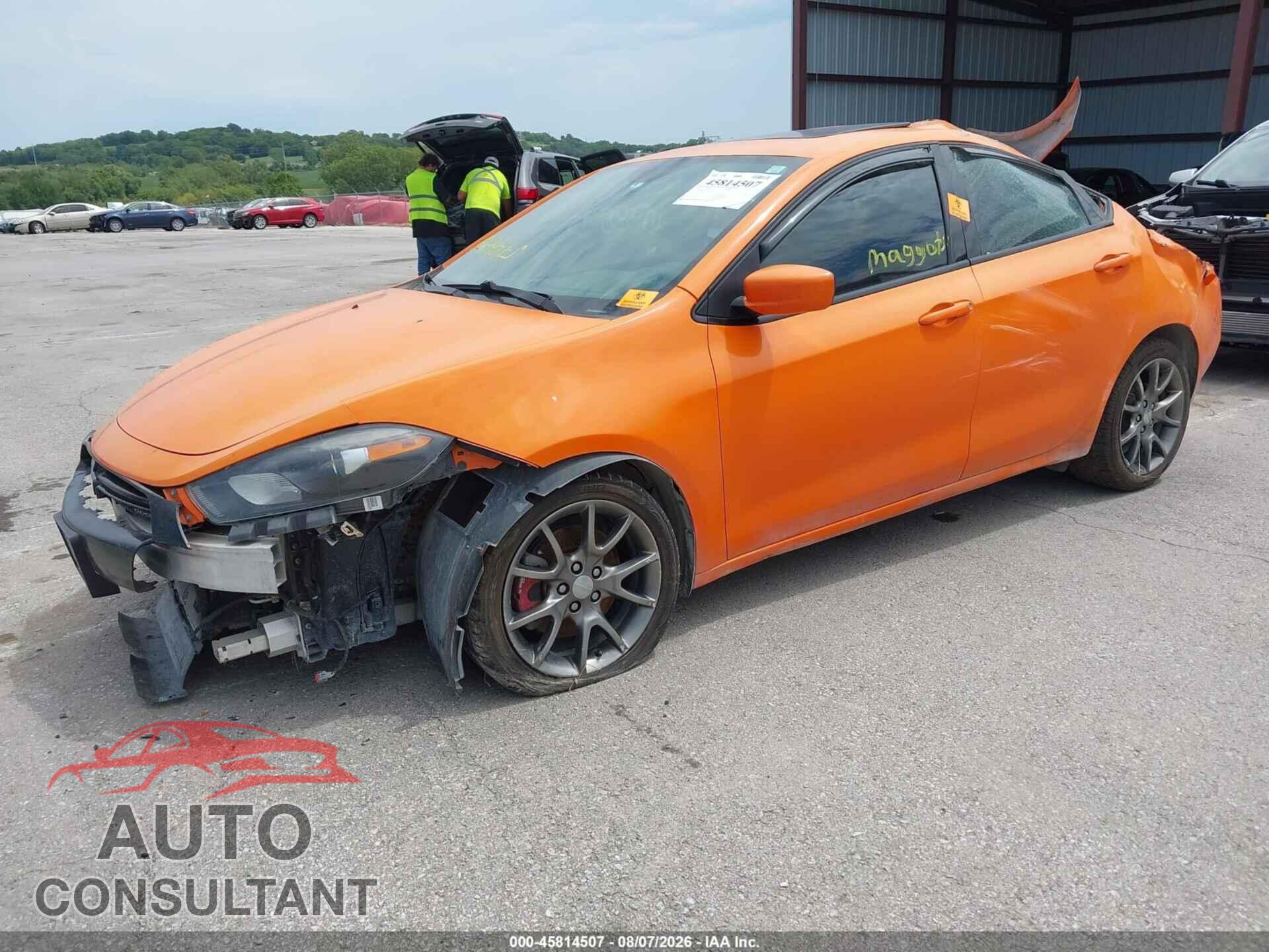 DODGE DART 2014 - 1C3CDFBB6ED724136