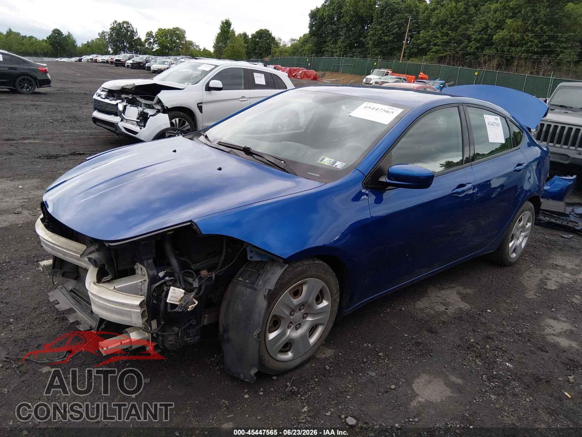 DODGE DART 2014 - 1C3CDFAA5ED865093