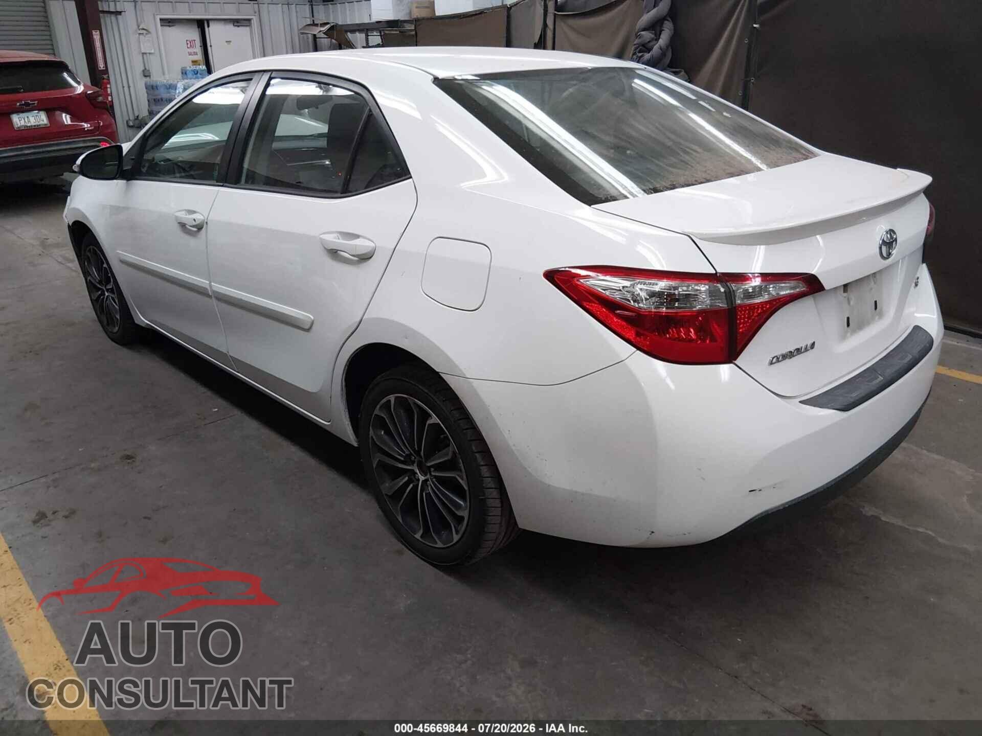 TOYOTA COROLLA 2016 - 2T1BURHE2GC709207