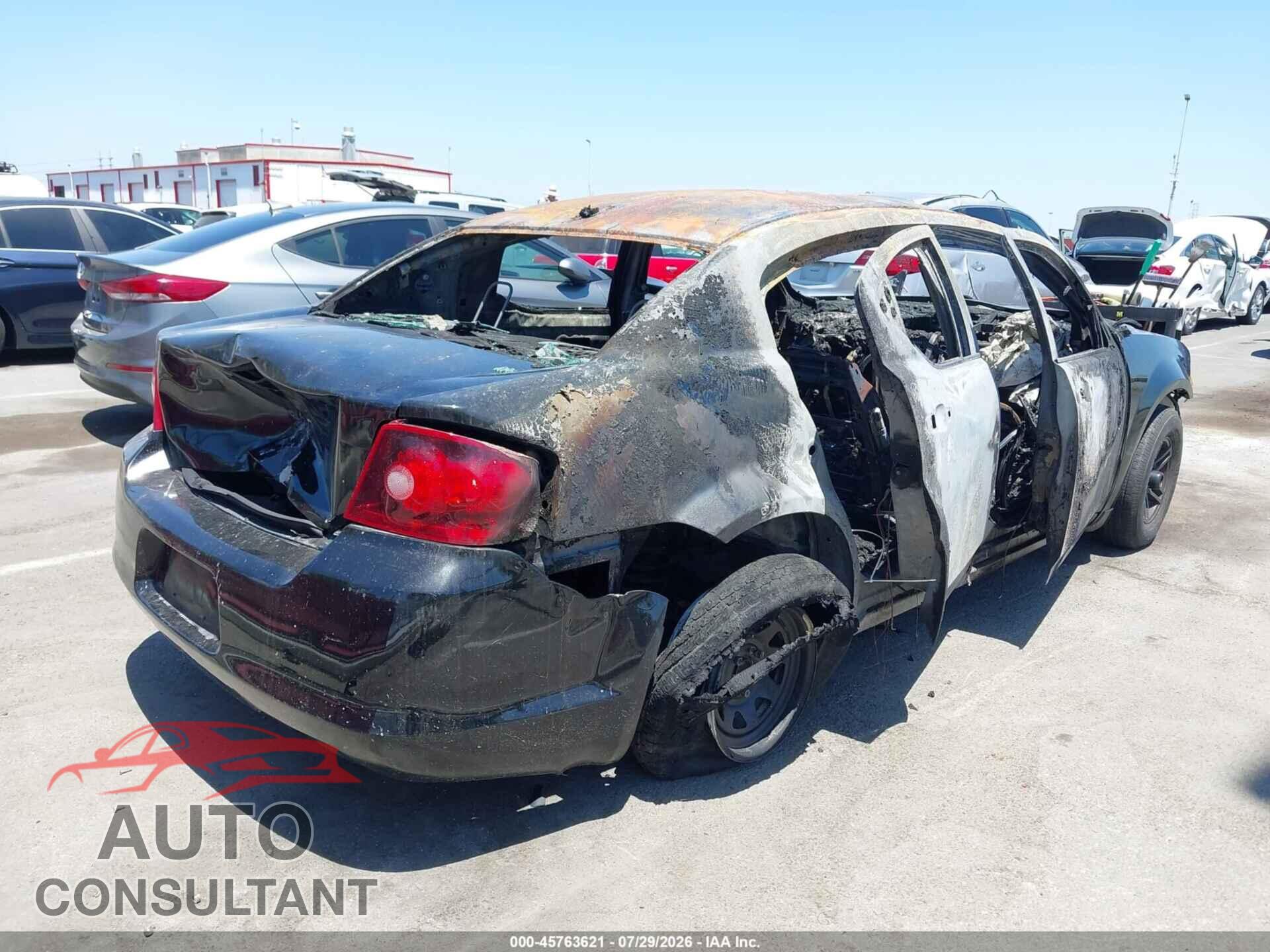 DODGE AVENGER 2013 - 1C3CDZAB5DN632446