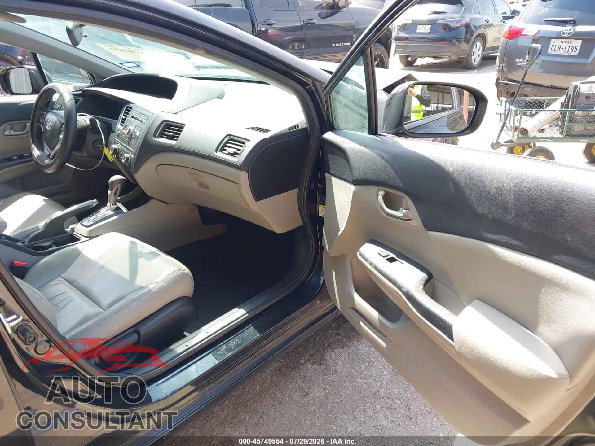 HONDA CIVIC 2014 - 19XFB2F5XEE024887