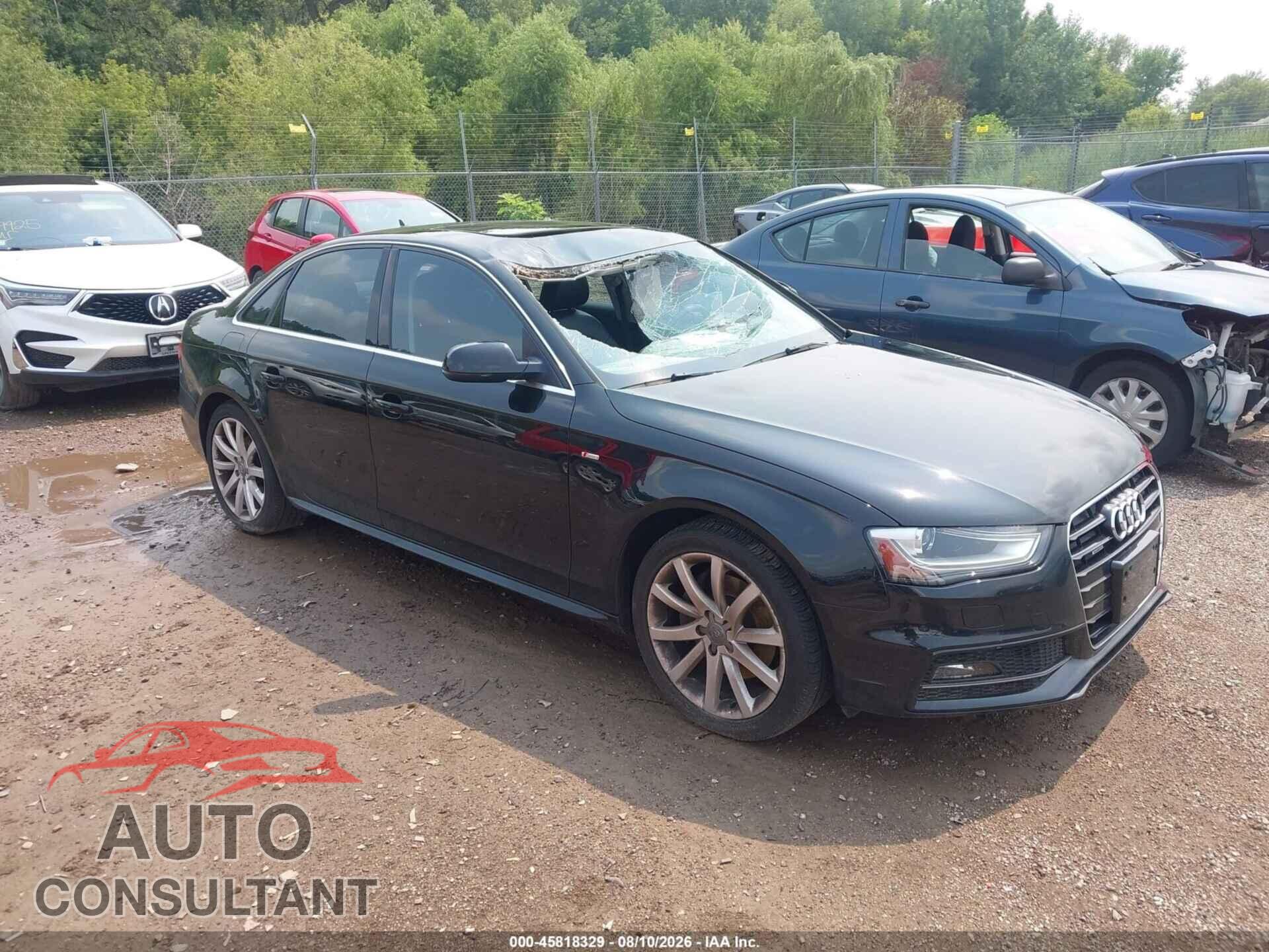 AUDI A4 2014 - WAUDFAFL3EN017616