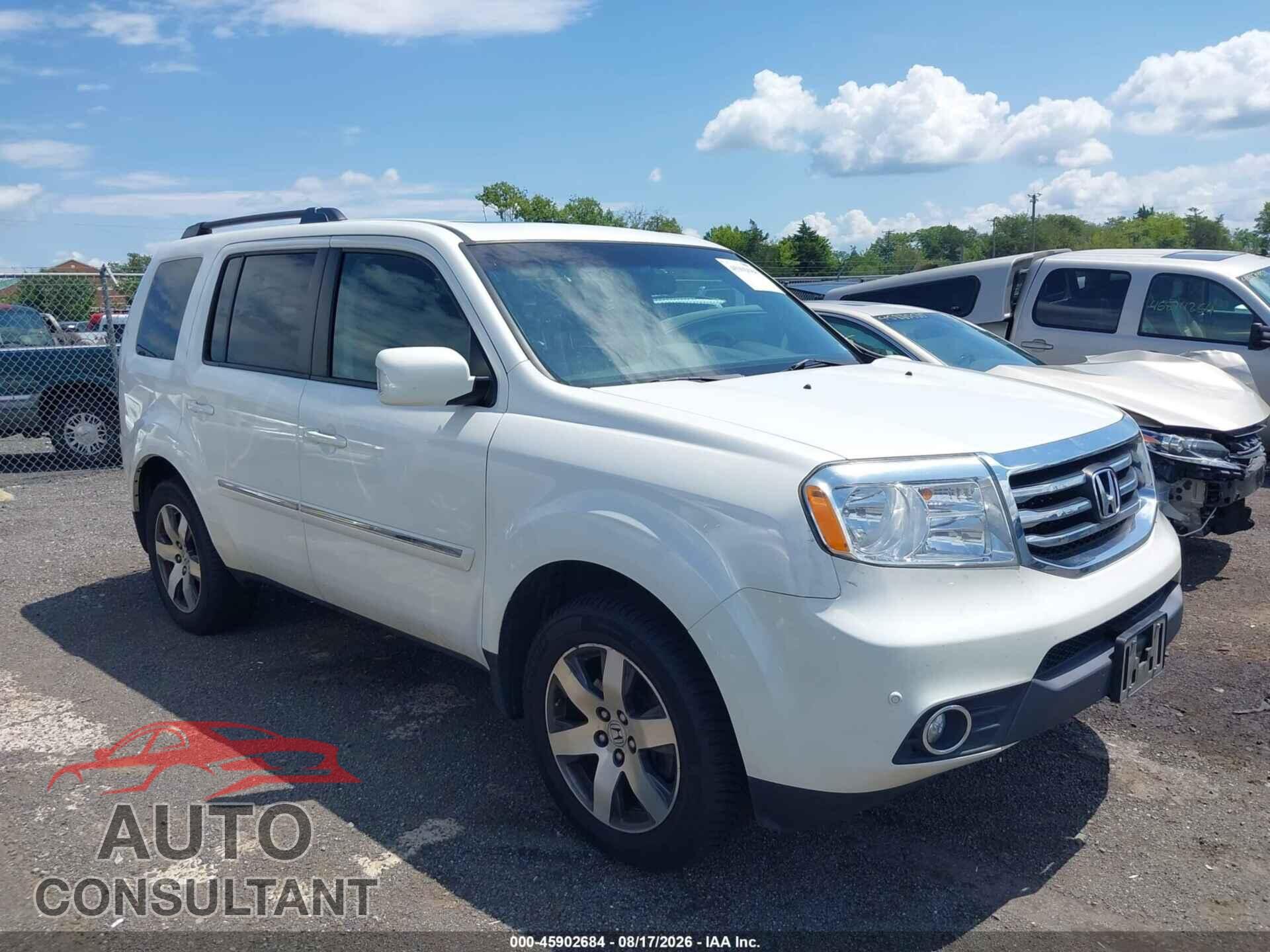HONDA PILOT 2012 - 5FNYF3H99CB018587