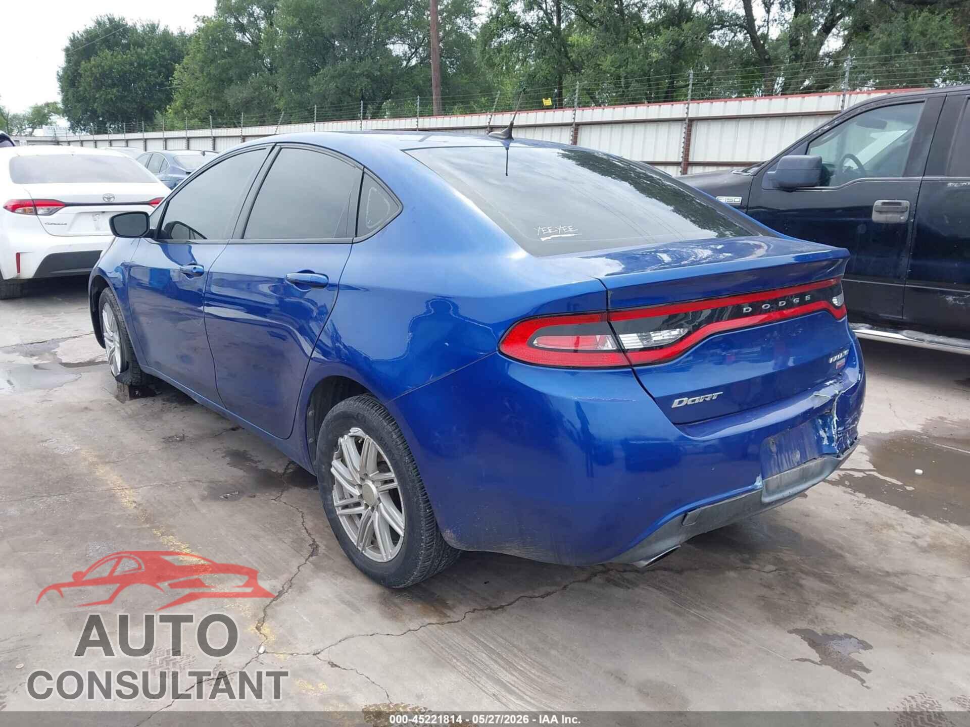 DODGE DART 2013 - 1C3CDFBH0DD106801