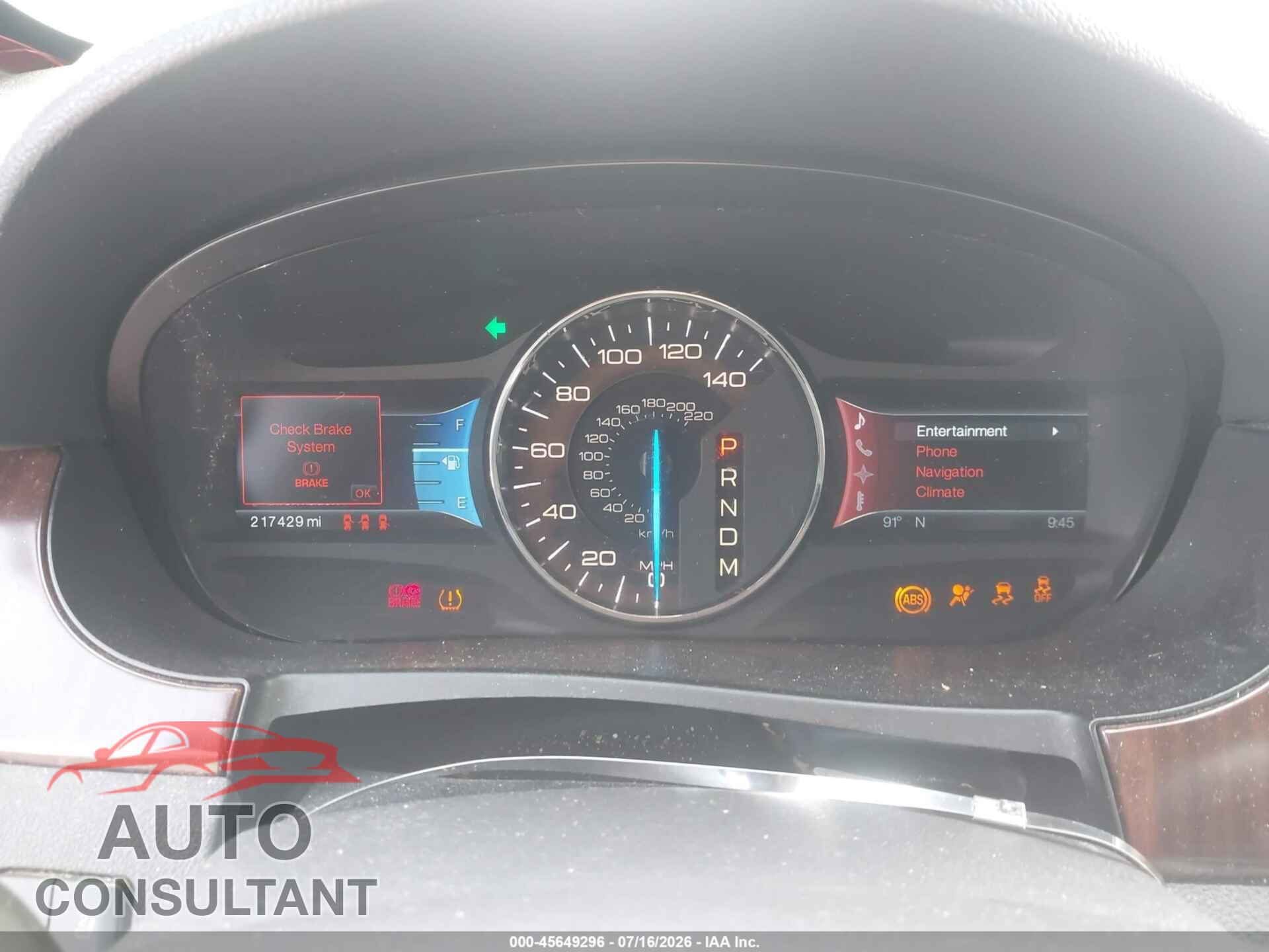 FORD EDGE 2011 - 2FMDK3KC4BBB17405