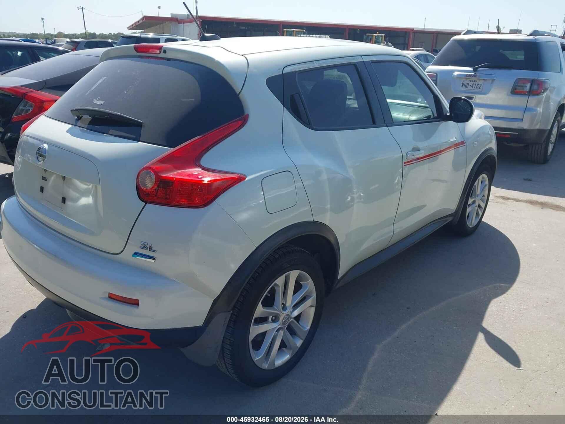 NISSAN JUKE 2012 - JN8AF5MR3CT116132