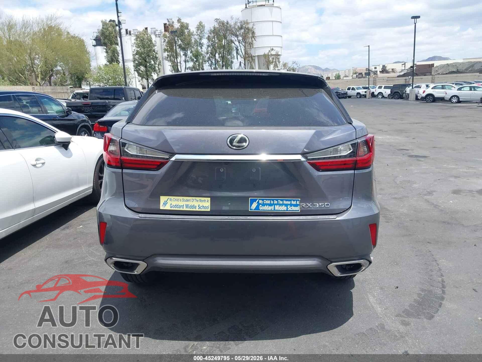 LEXUS RX 350 2017 - 2T2ZZMCAXHC075648