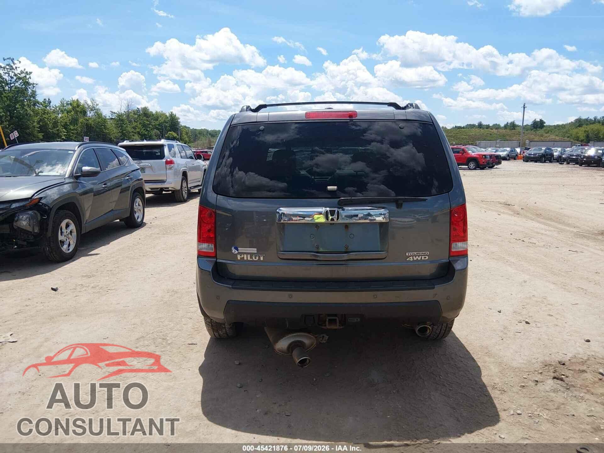 HONDA PILOT 2011 - 5FNYF4H95BB042244