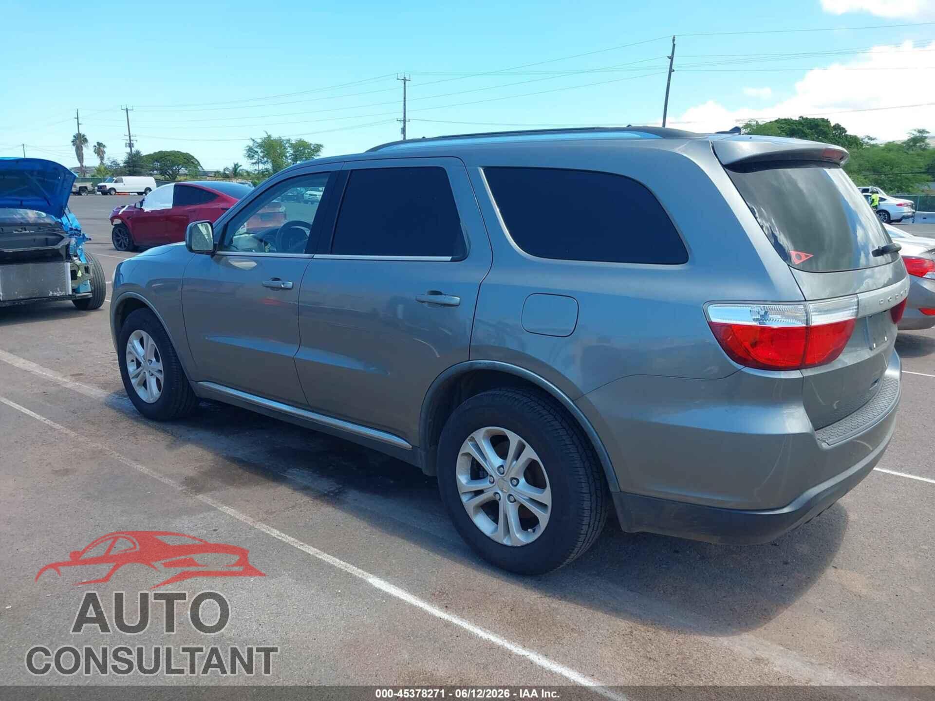 DODGE DURANGO 2012 - 1C4RDHAG8CC113834