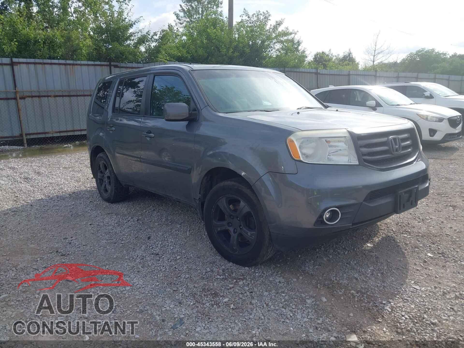 HONDA PILOT 2012 - 5FNYF4H41CB012728