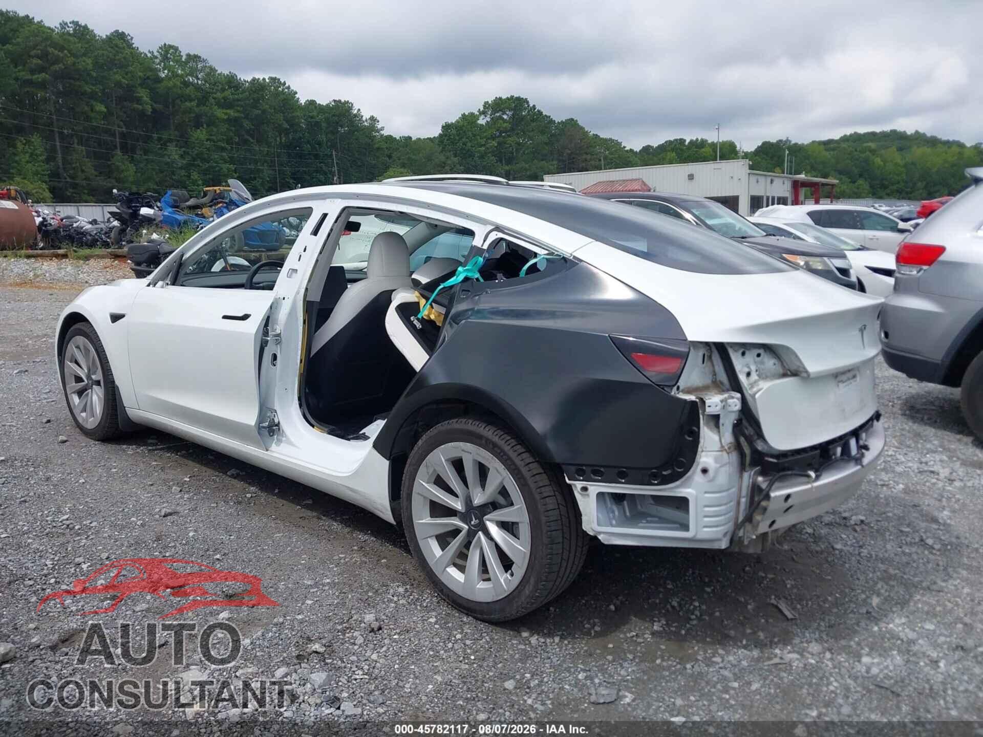 TESLA MODEL 3 2022 - 5YJ3E1EB5NF153092