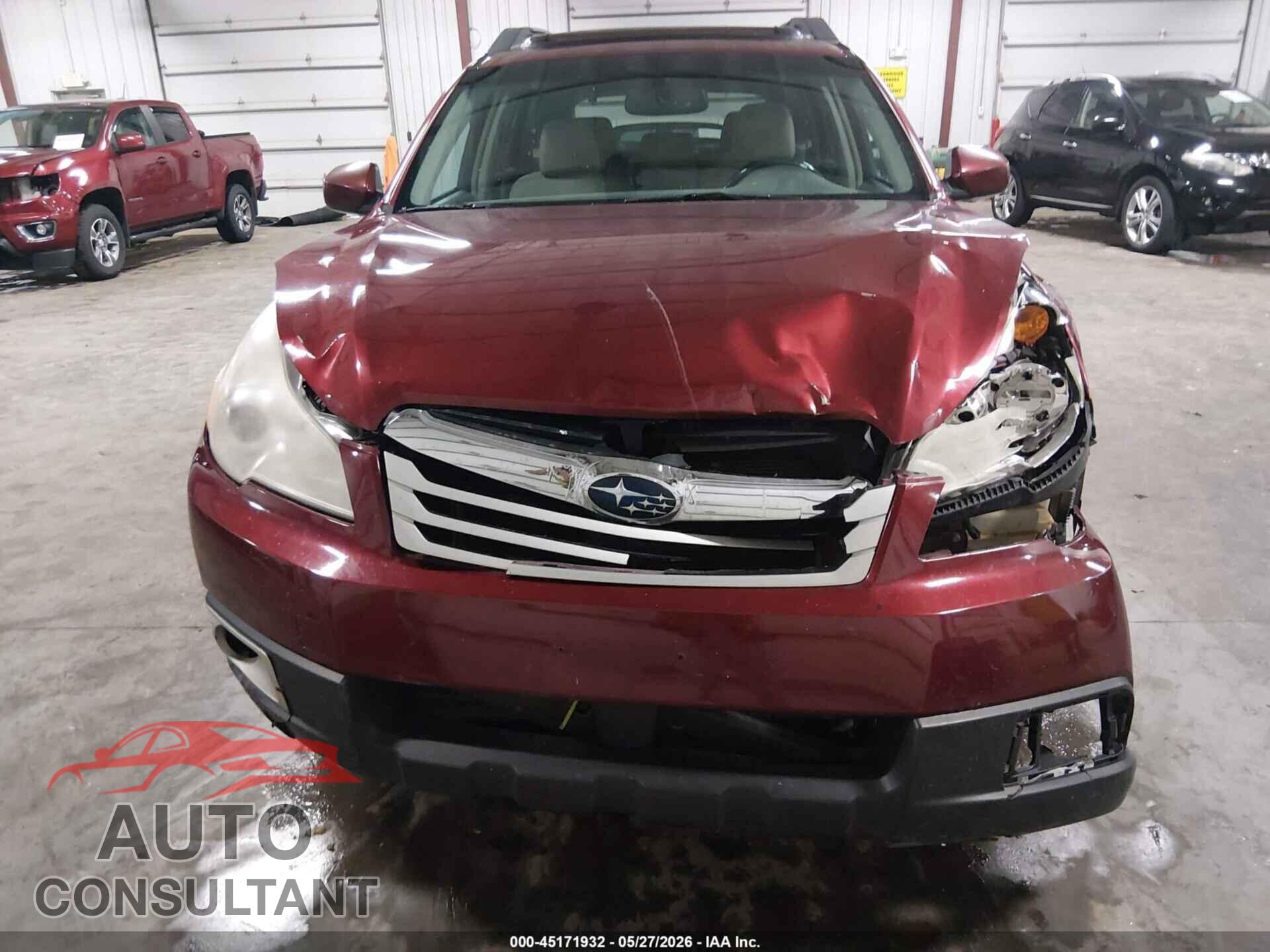 SUBARU OUTBACK 2011 - 4S4BRCKC6B3435092