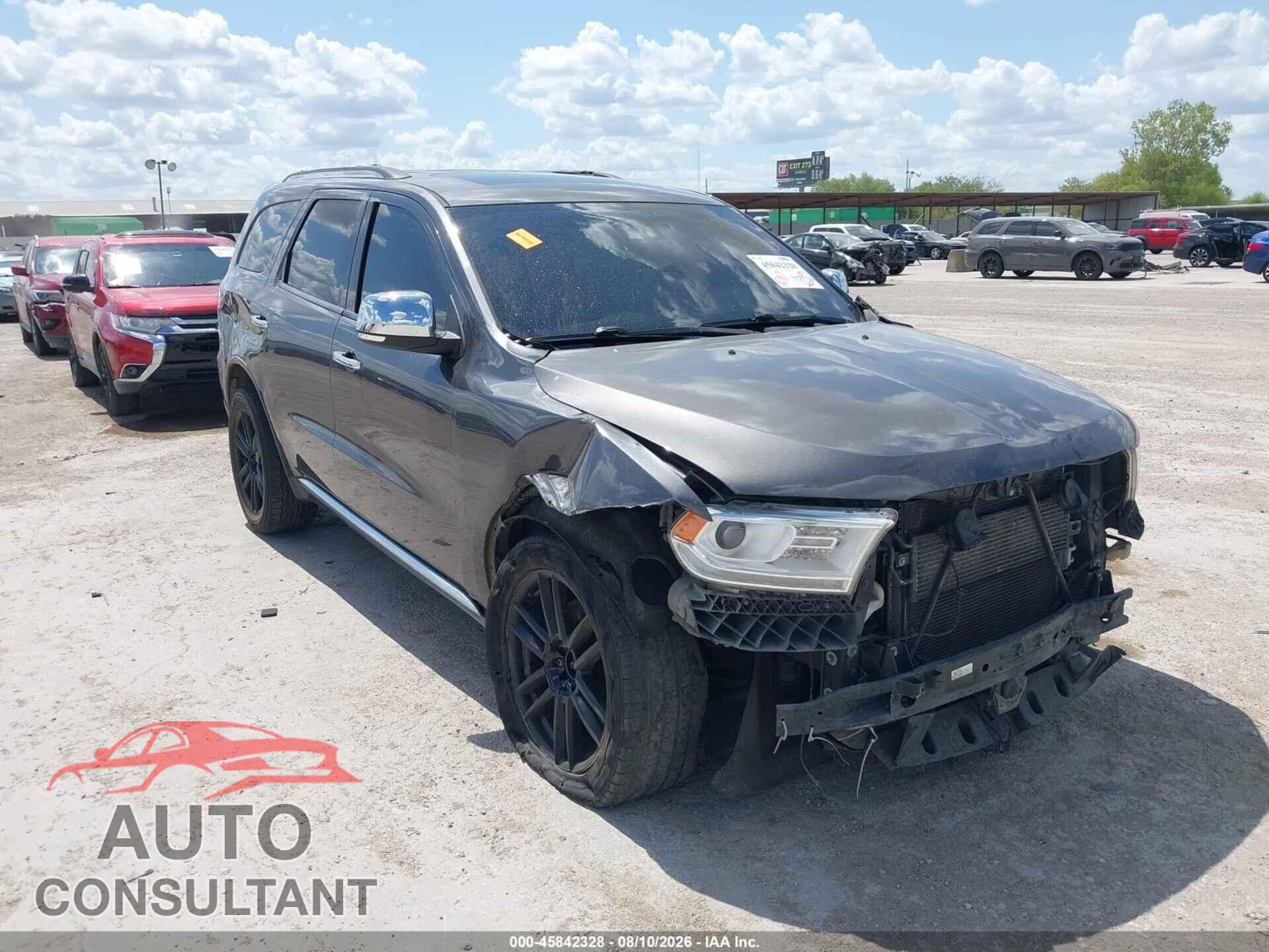 DODGE DURANGO 2017 - 1C4SDJET8HC766624