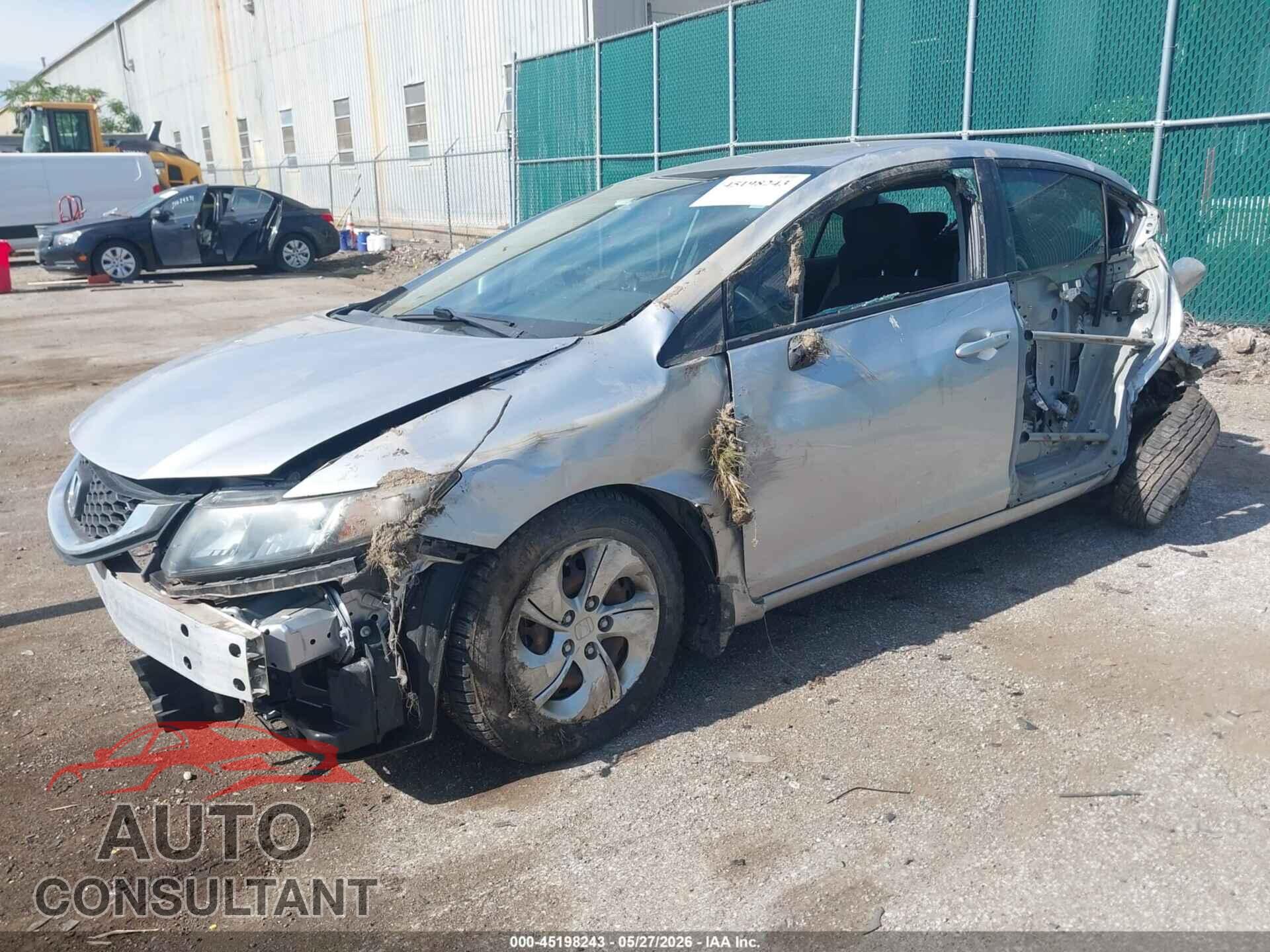 HONDA CIVIC 2013 - 19XFB2F51DE016613