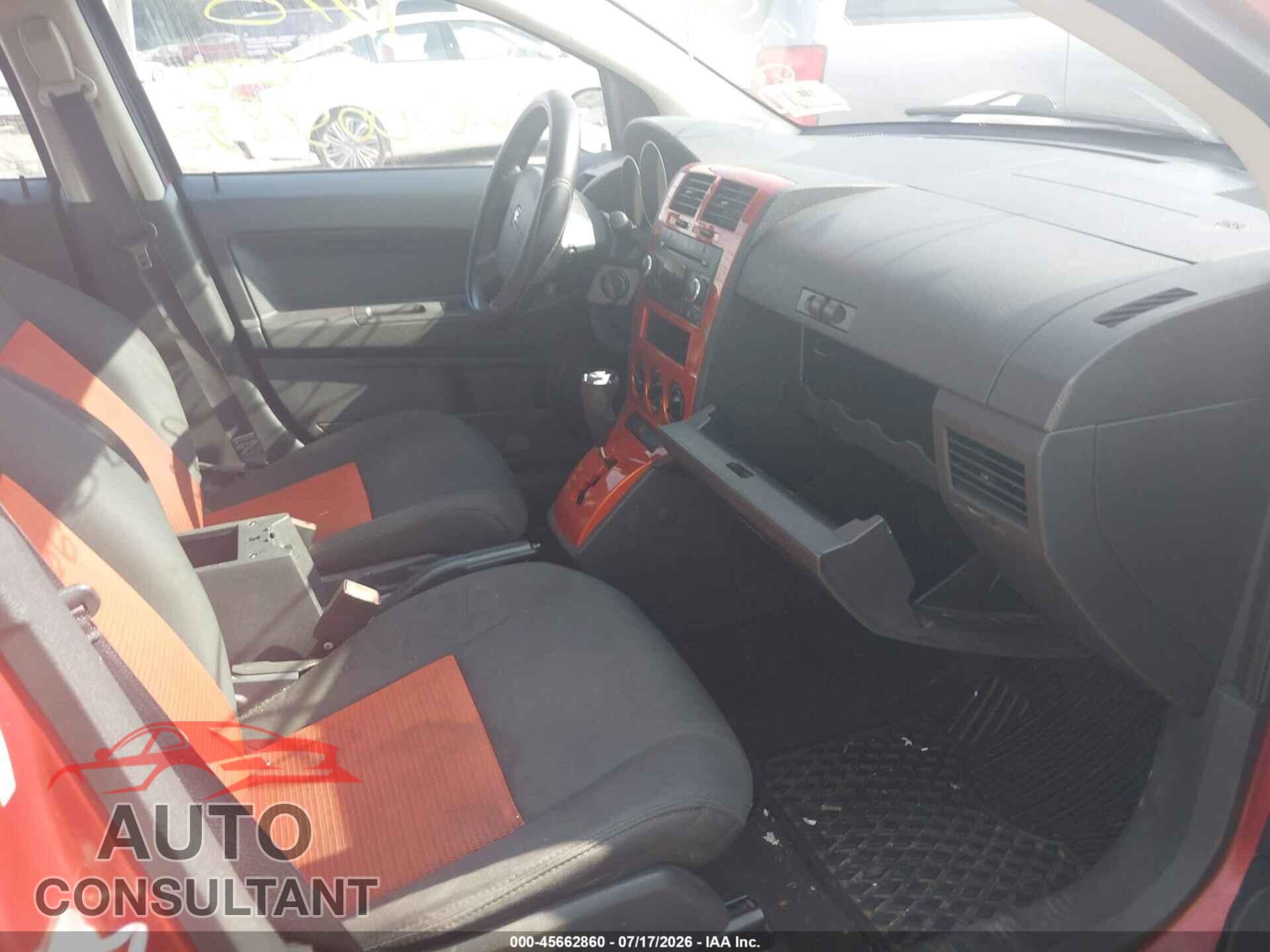 DODGE CALIBER 2009 - 1B3HB48A49D164554