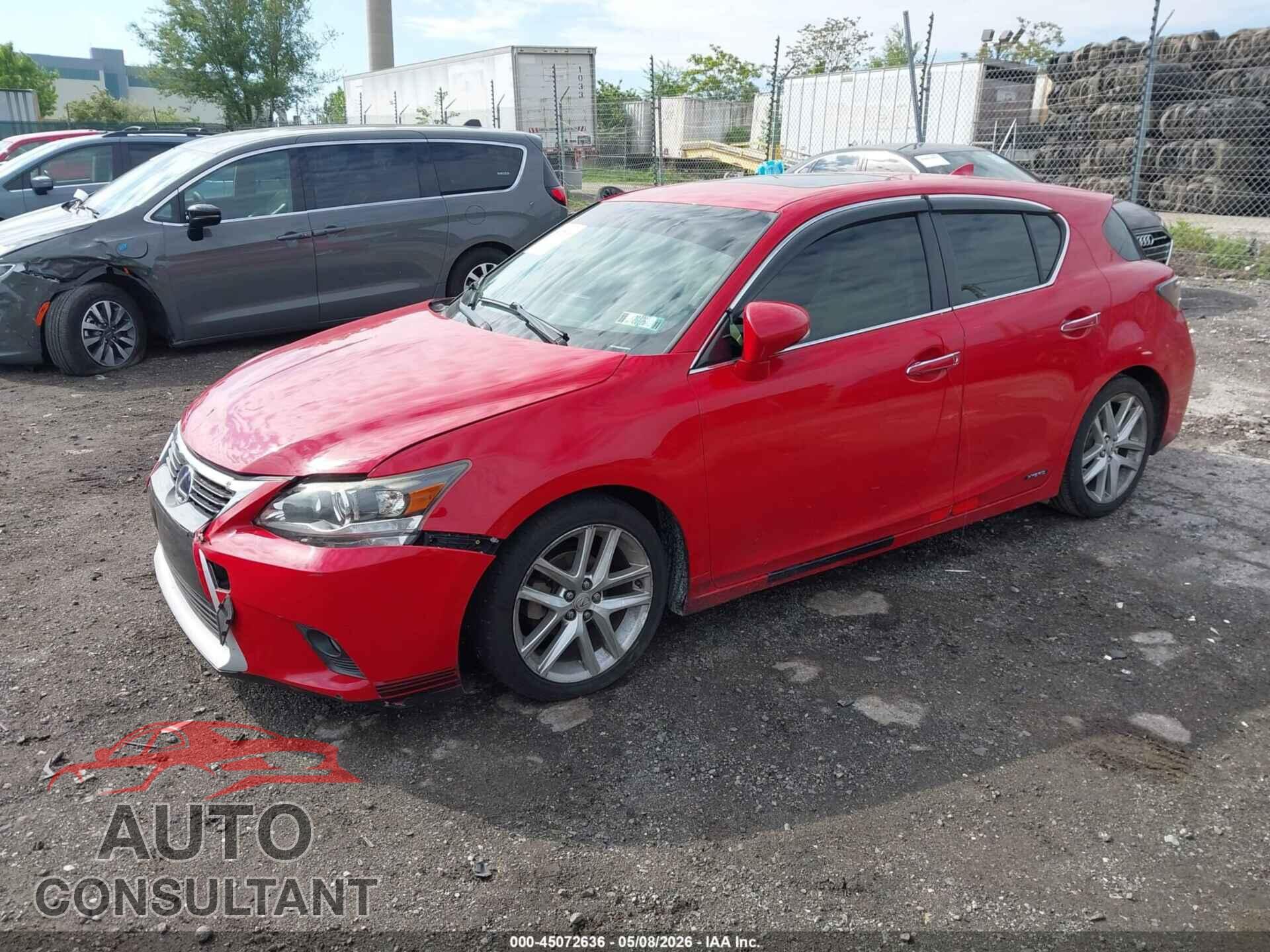 LEXUS CT 200H 2014 - JTHKD5BH4E2194331