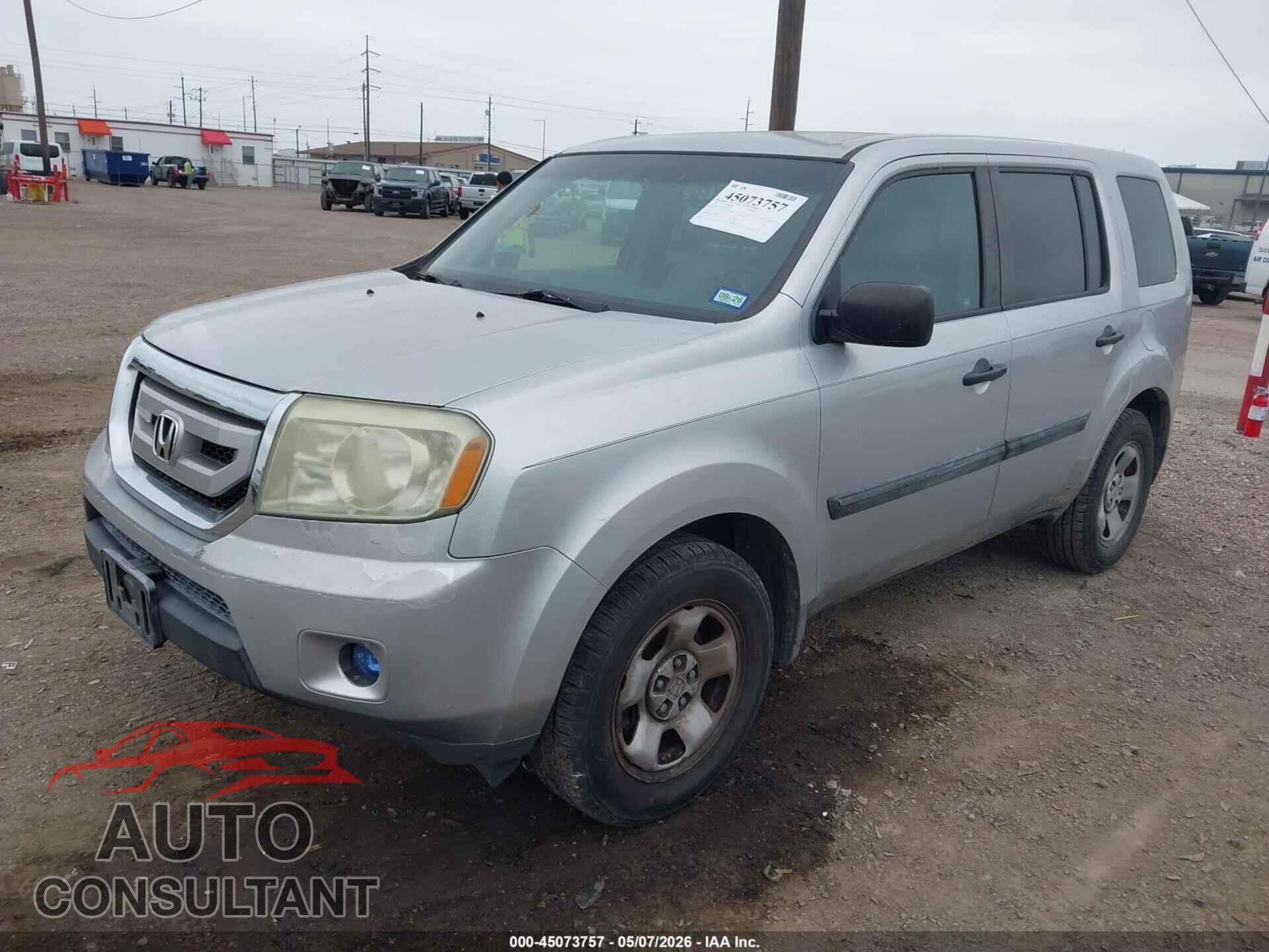 HONDA PILOT 2011 - 5FNYF3H20BB057358