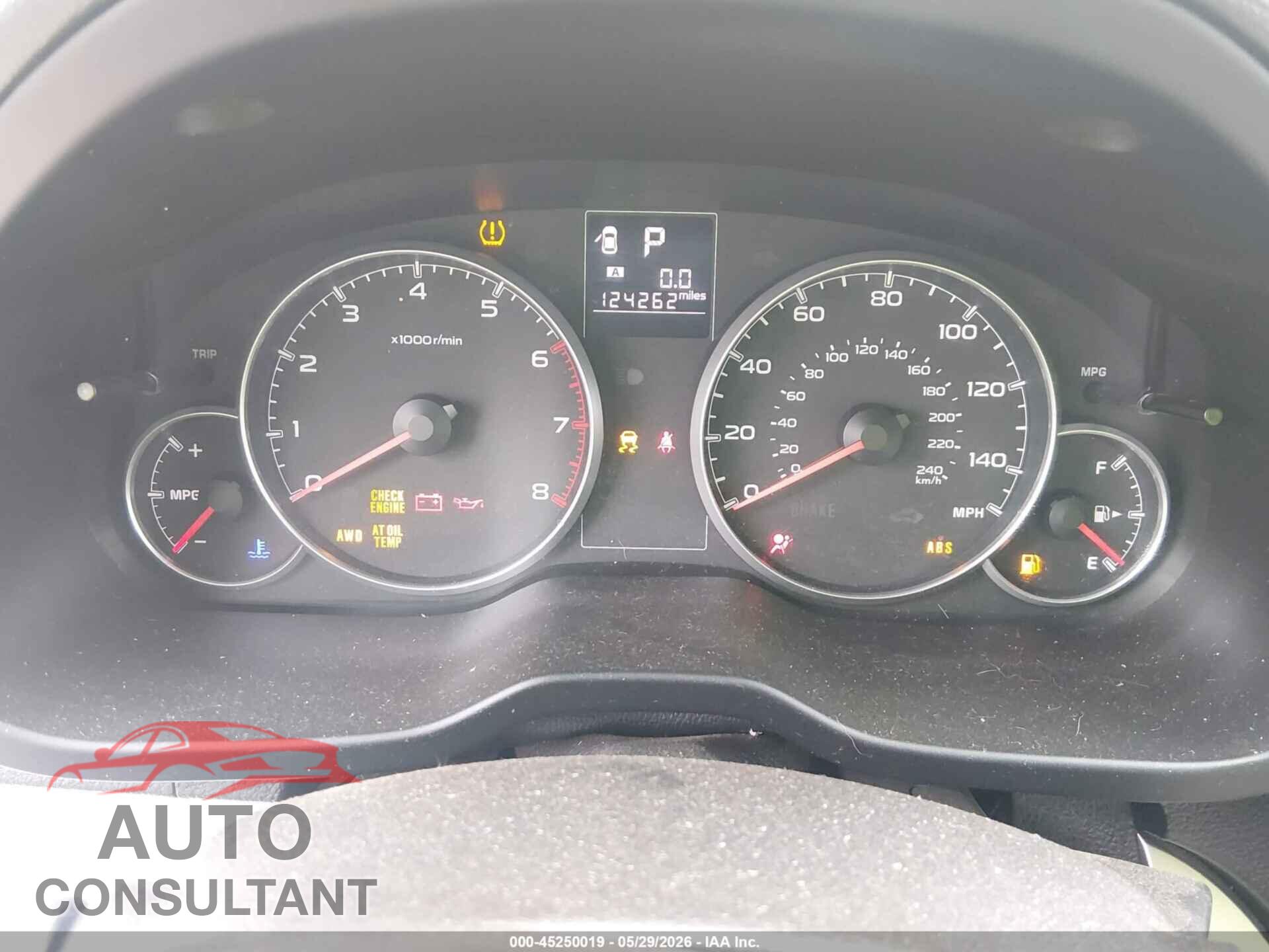 SUBARU OUTBACK 2013 - 4S4BRCCC4D3248175