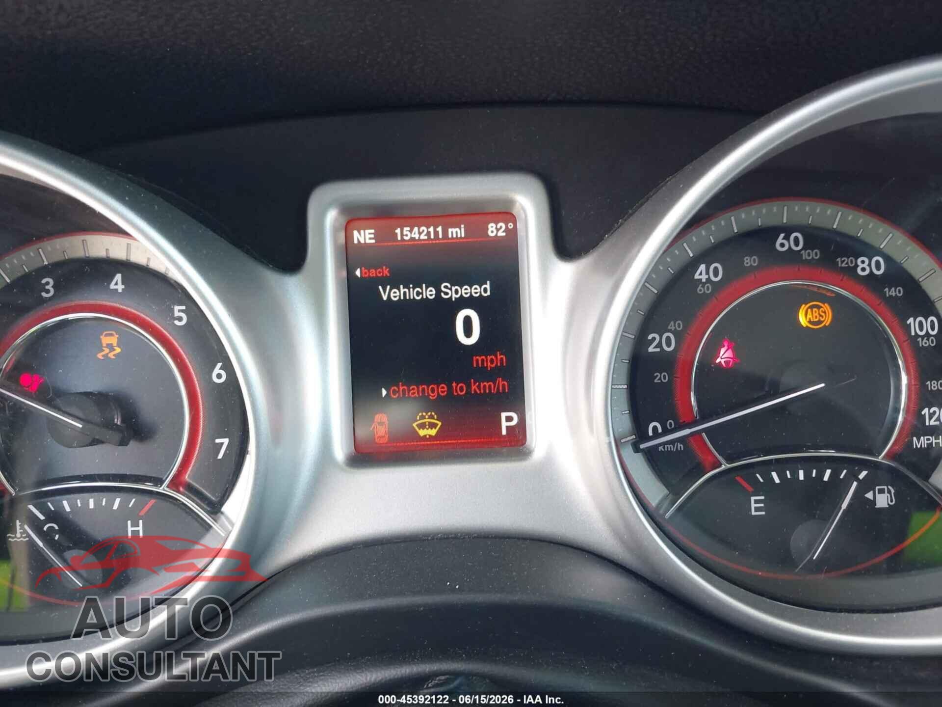 DODGE JOURNEY 2014 - 3C4PDCBB3ET289792