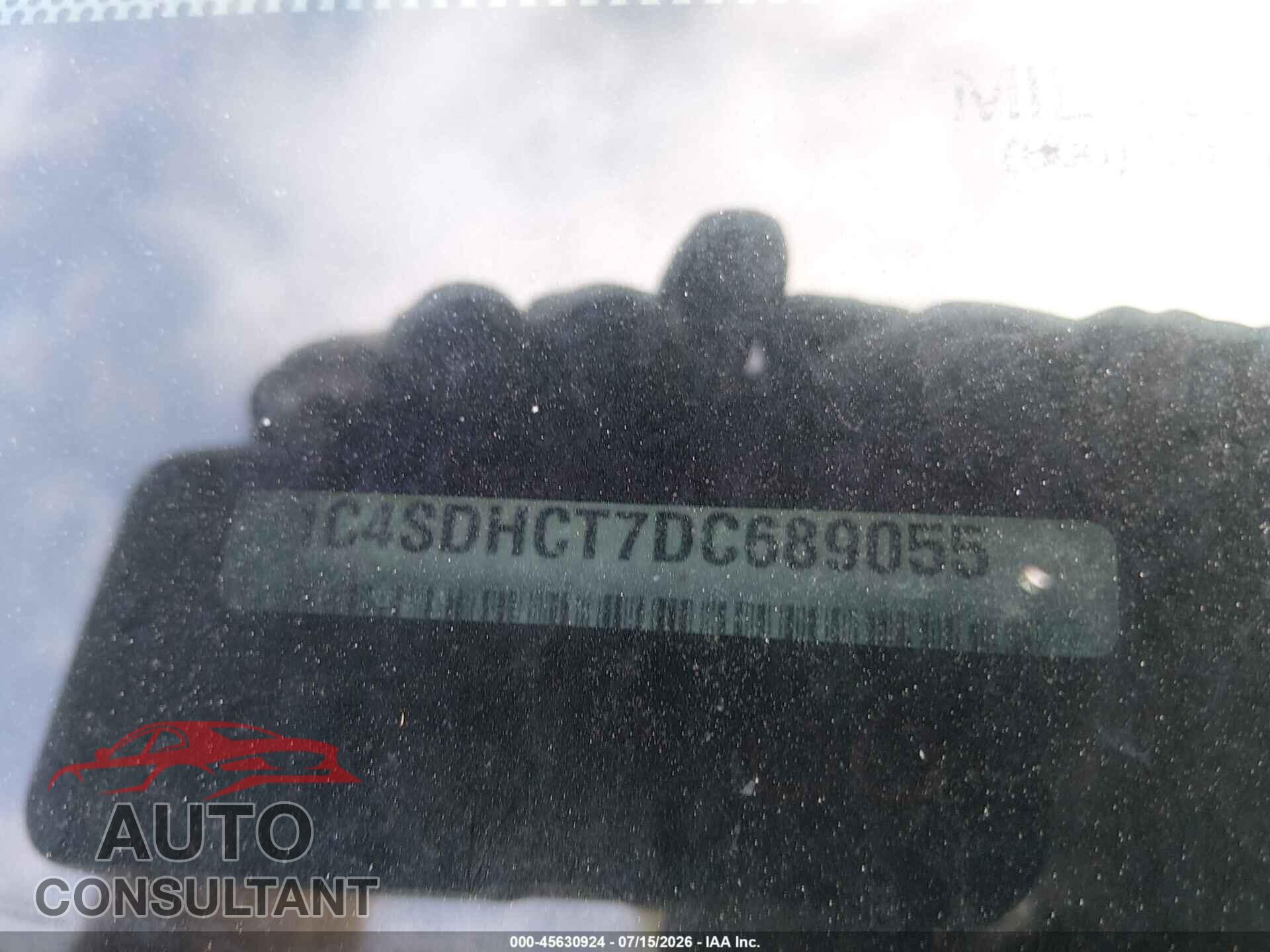 DODGE DURANGO 2013 - 1C4SDHCT7DC689055