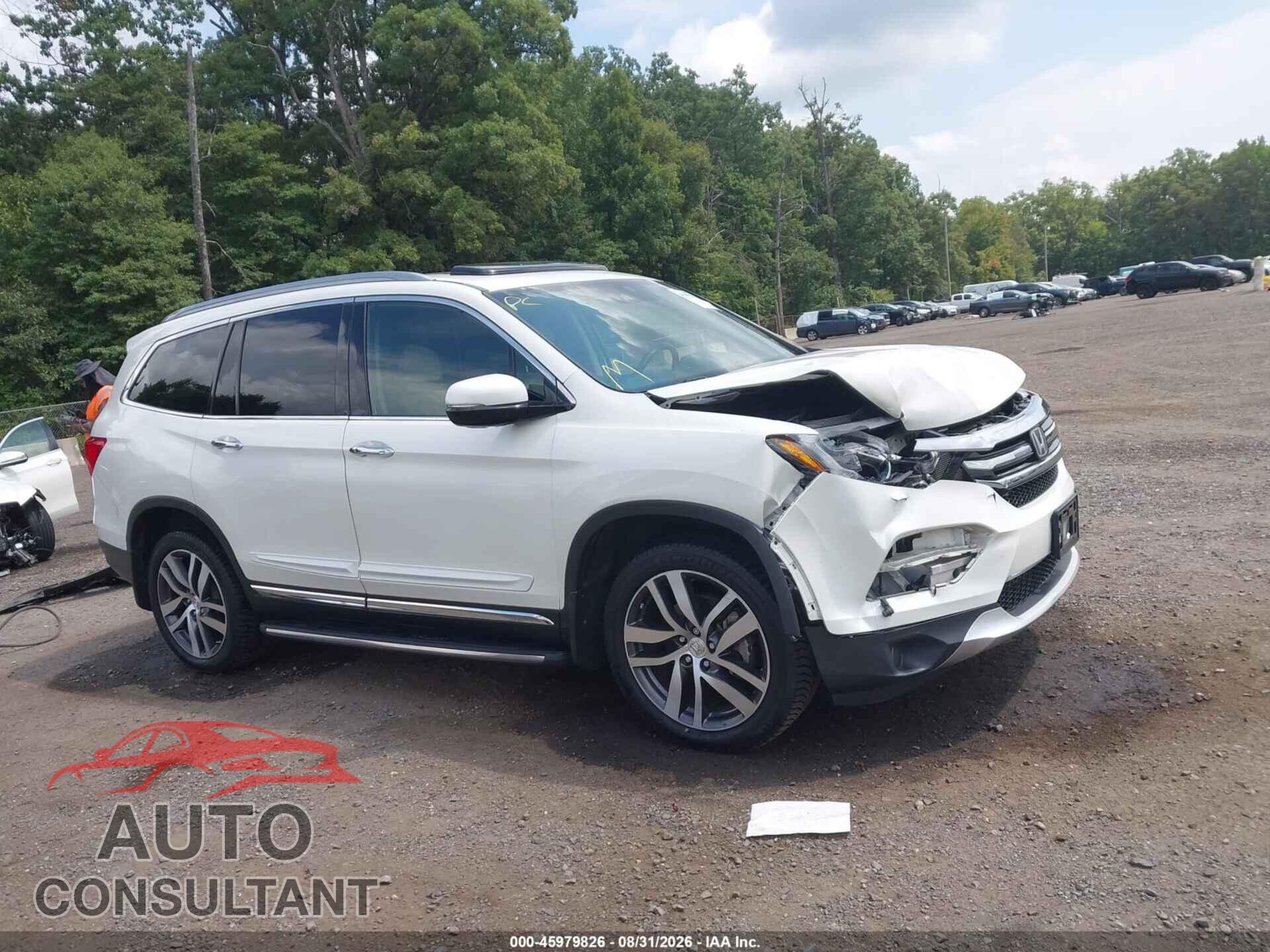 HONDA PILOT 2017 - 5FNYF6H0XHB063385