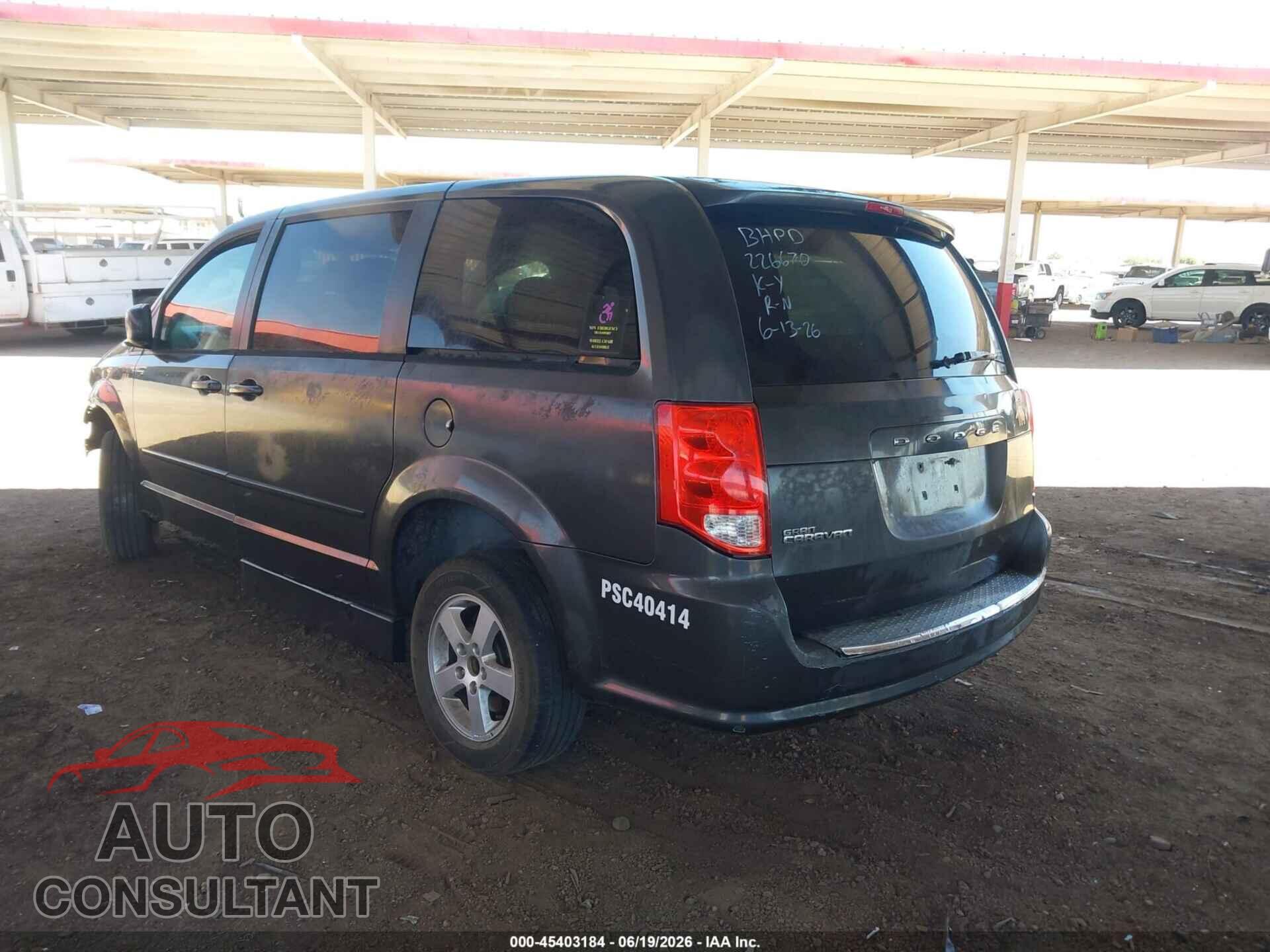DODGE GRAND CARAVAN 2011 - 2D4RN3DG7BR643877