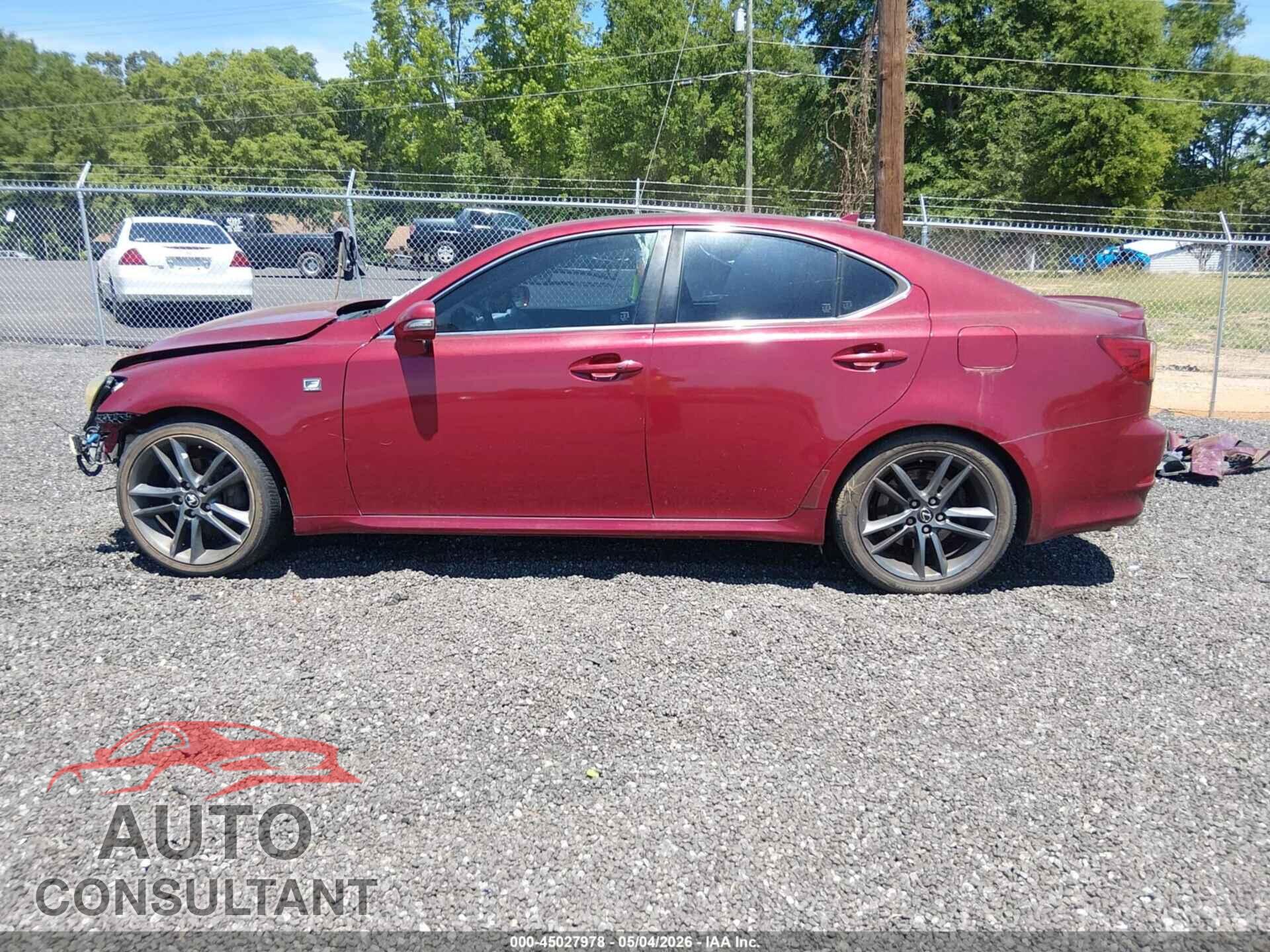 LEXUS IS 250 2012 - JTHBF5C20C2102276