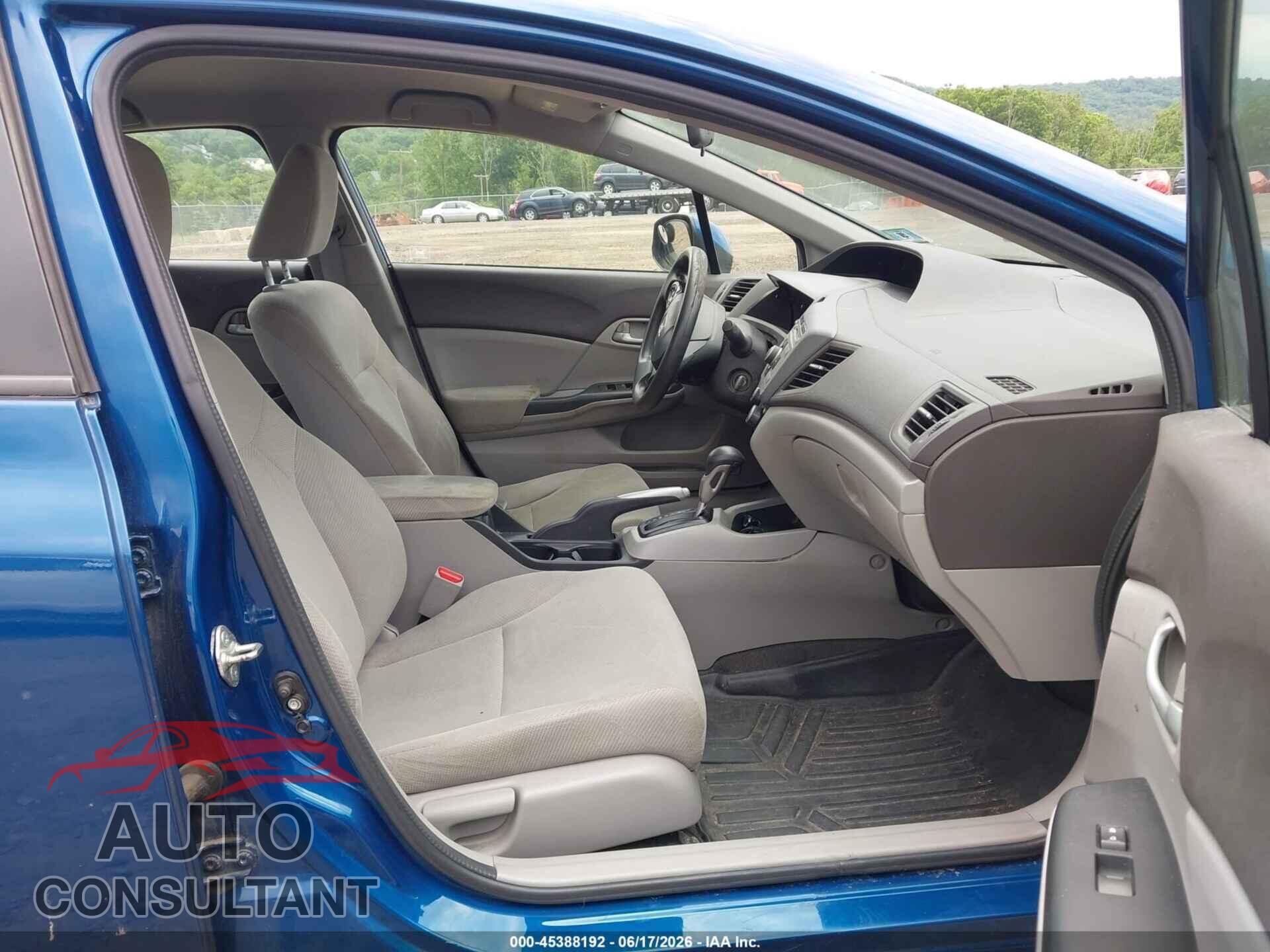 HONDA CIVIC 2012 - 19XFB2F5XCE366031
