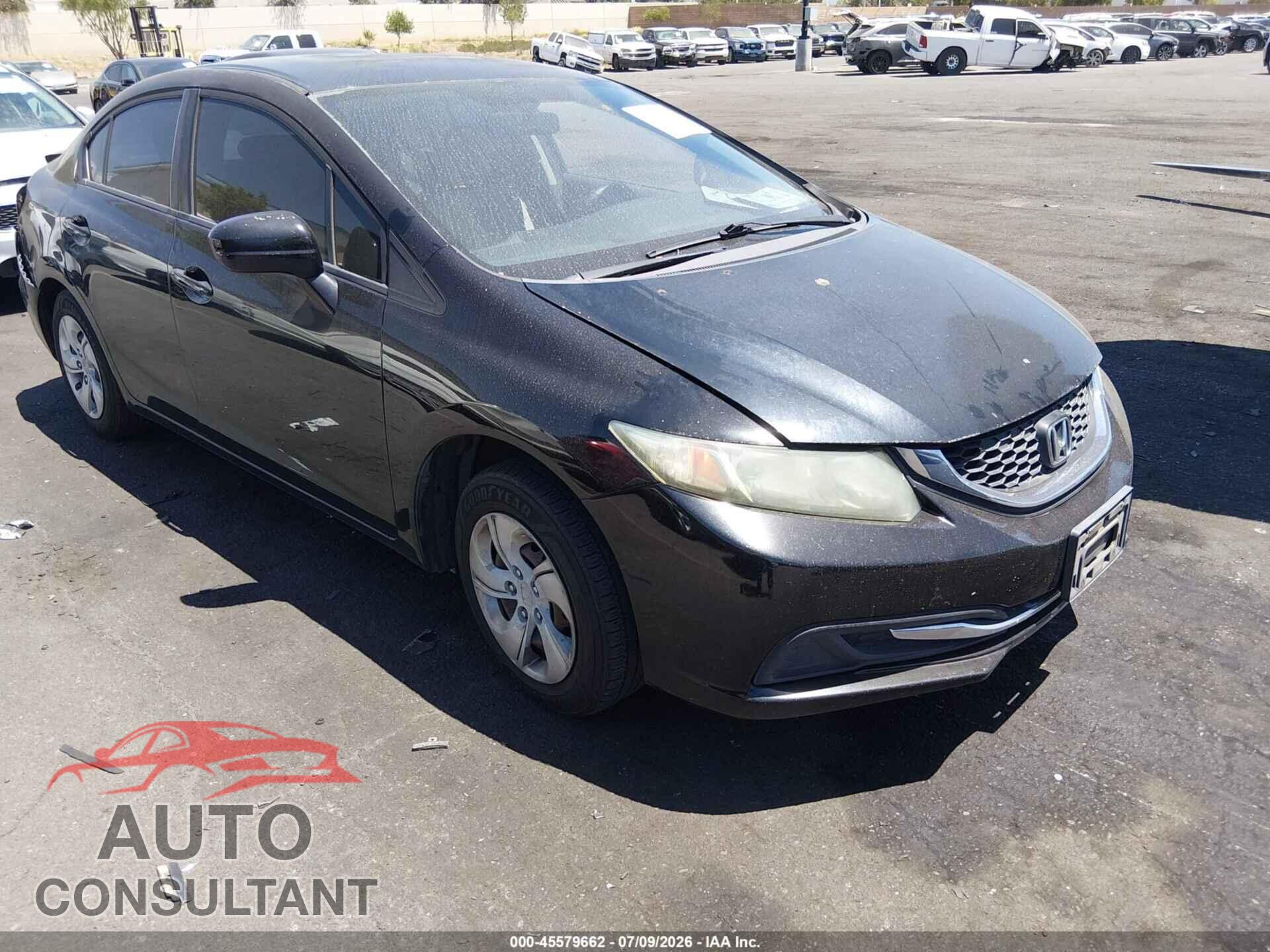 HONDA CIVIC 2015 - 19XFB2F55FE200312