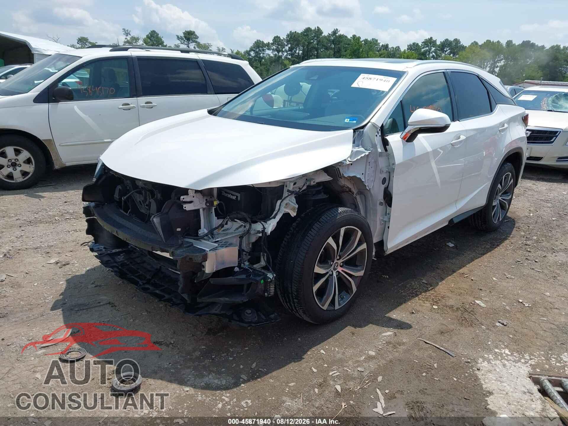 LEXUS RX 350 2019 - 2T2BZMCA8KC204589