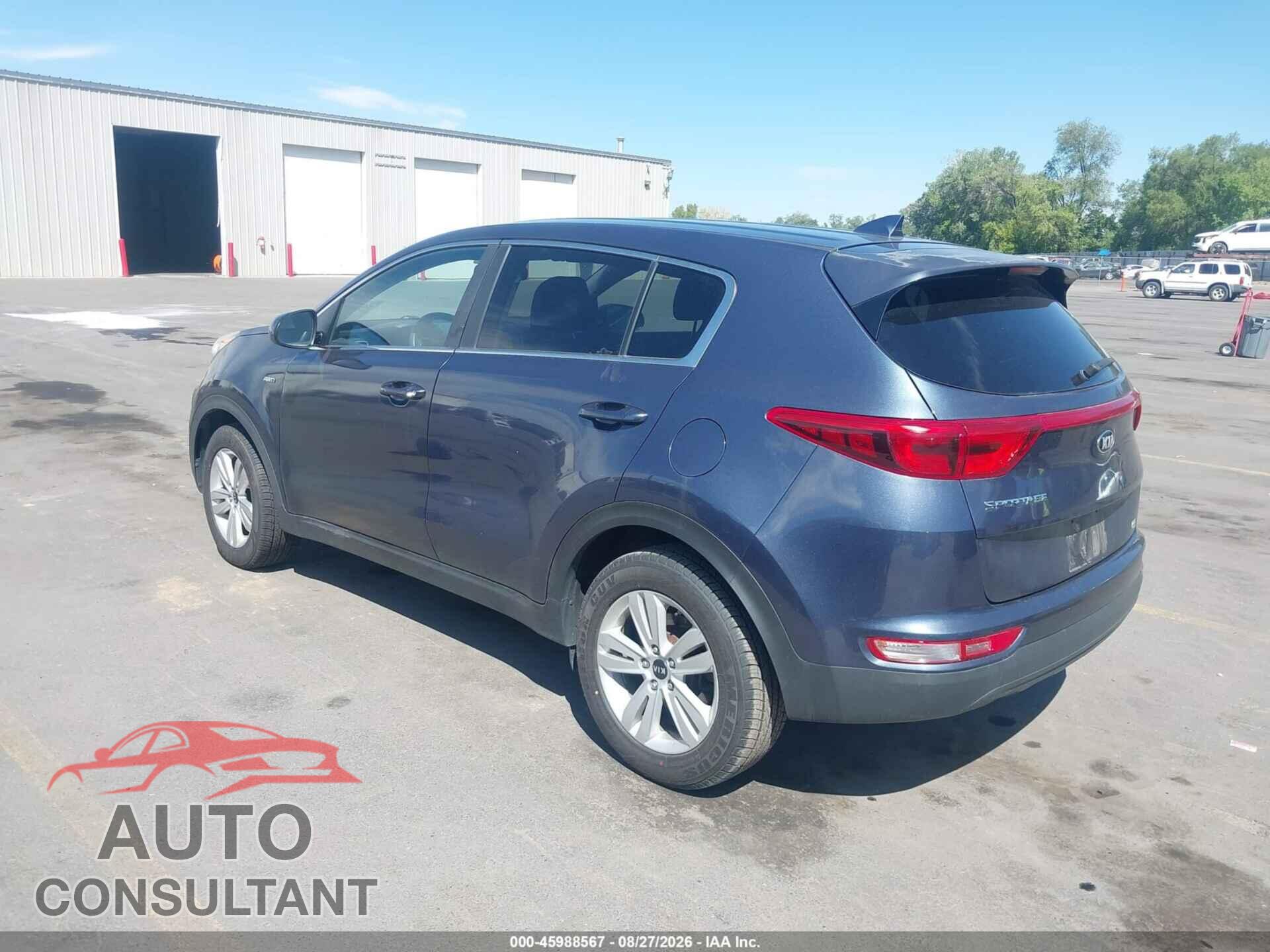 KIA SPORTAGE 2017 - KNDPMCAC5H7064101