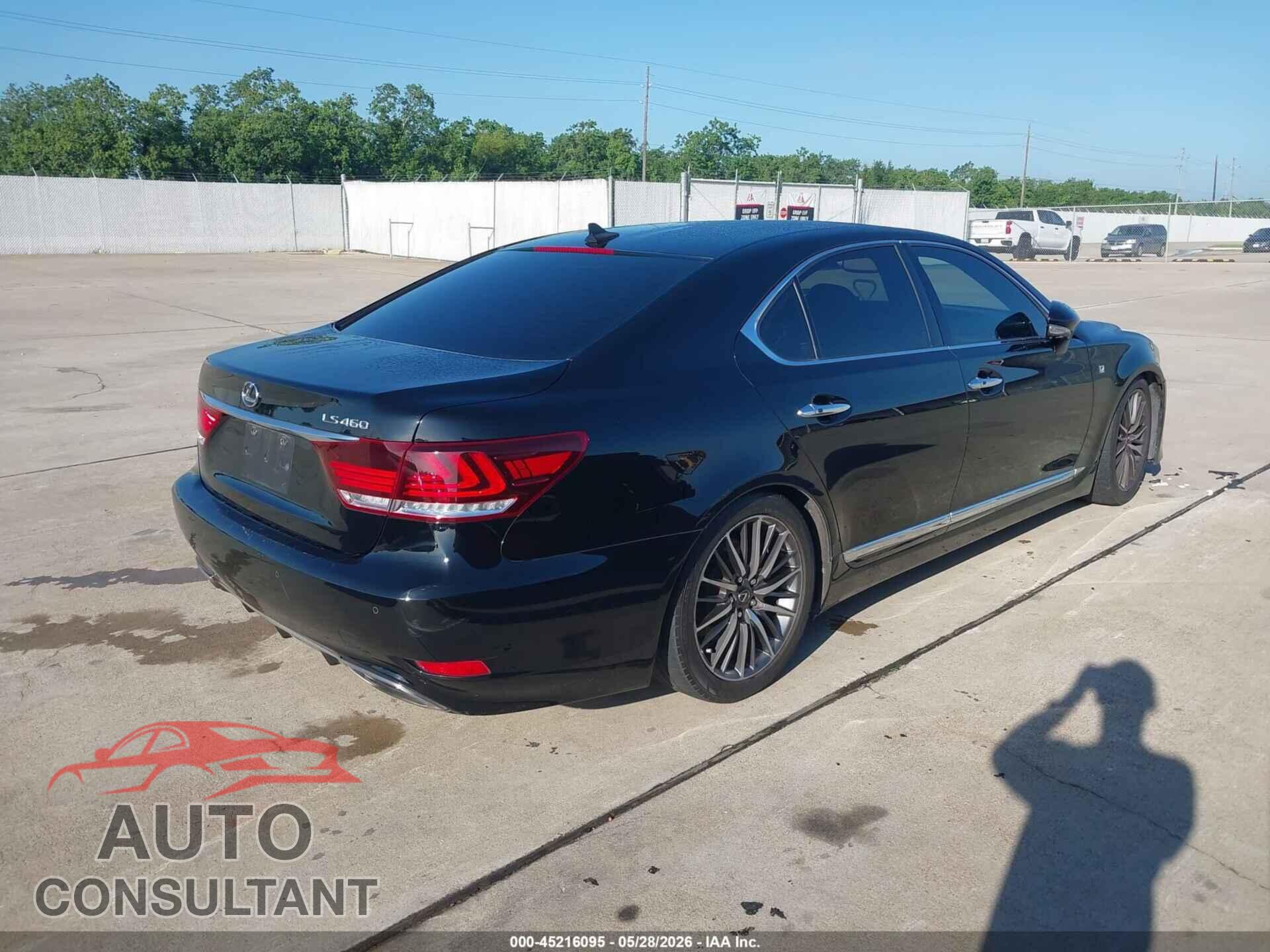 LEXUS LS 460 2013 - JTHBL5EF9D5122499